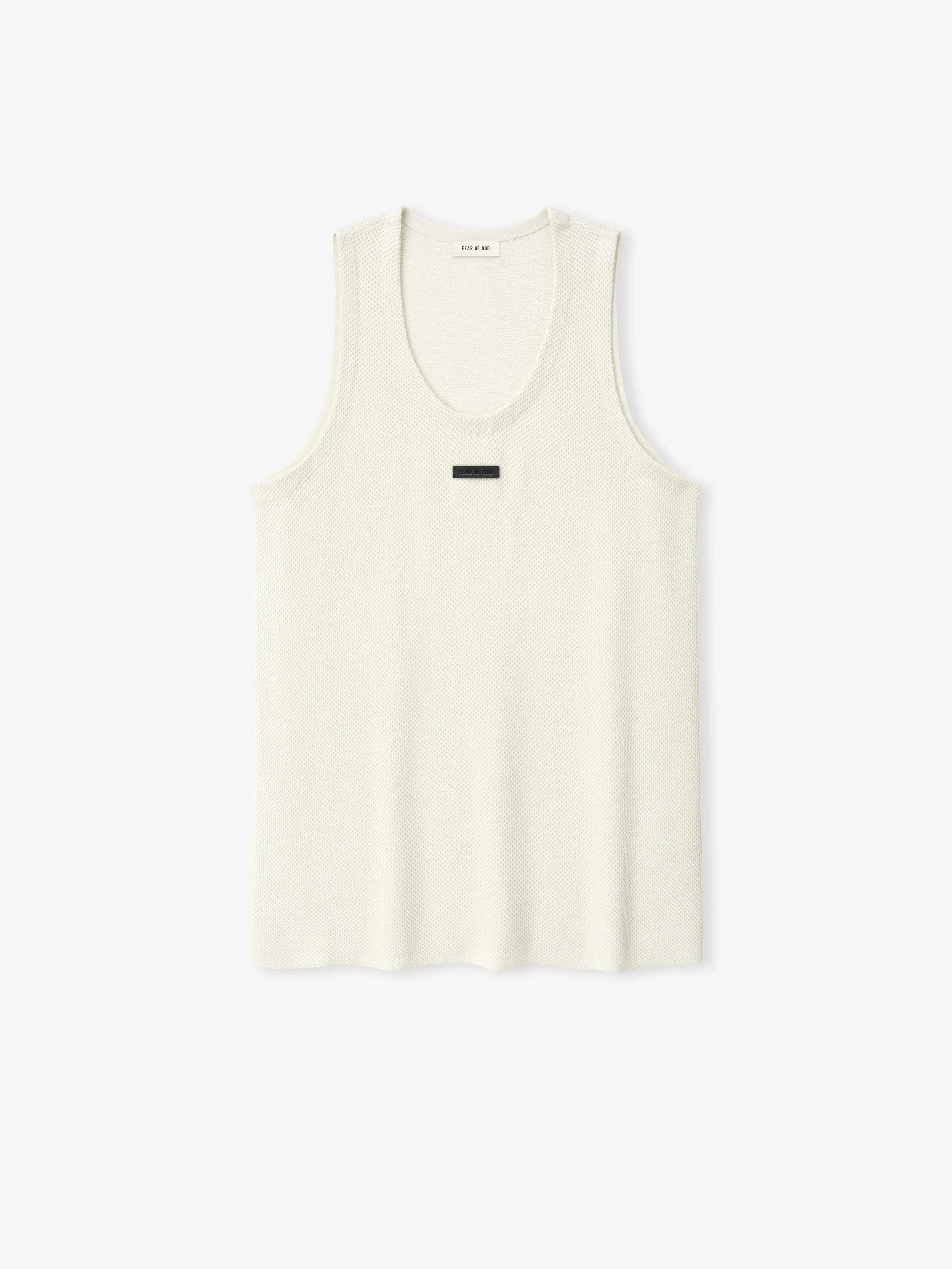 Essentials Knitted Tank Top Cream