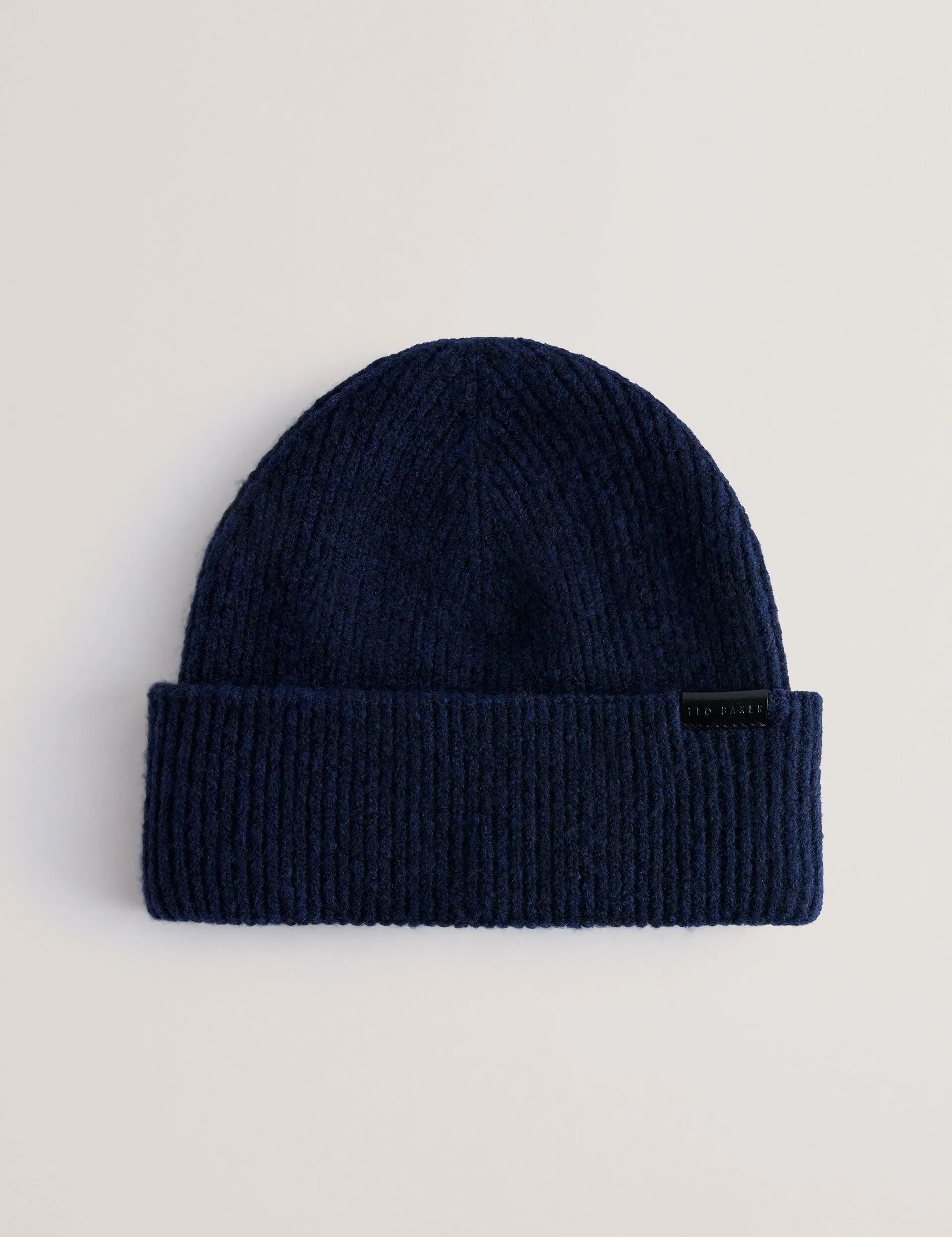 Ted Baker Alliiie Ribbed Knit Turnup Beanie Hat