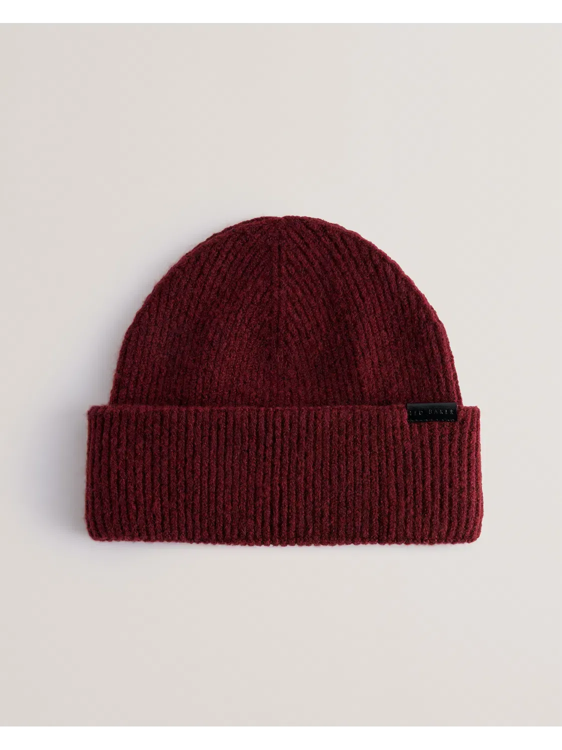 Ted Baker Alliiie Ribbed Knit Turnup Beanie Hat