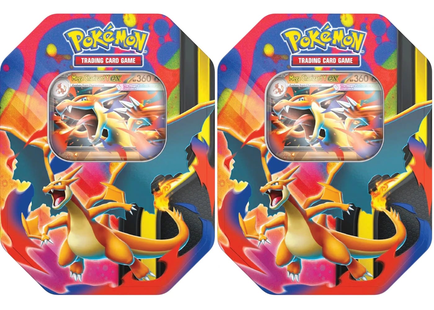 2026 Pokemon Mega Charizard Y Ex Tin 2X Lot