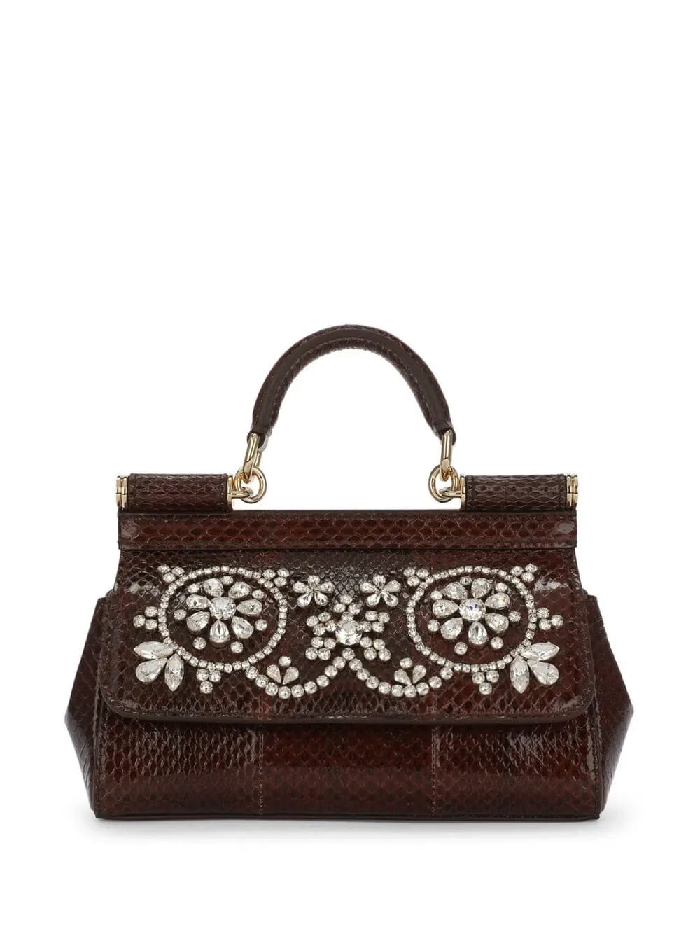 small Sicily rhinestone-embellished top-handle bag