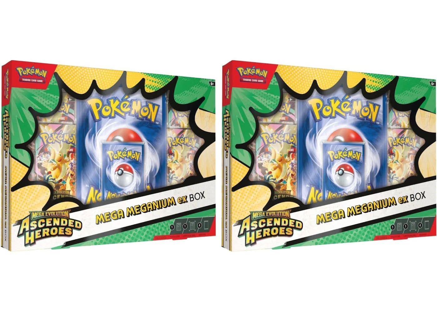 2026 Pokemon Mega Evolution Ascended Heroes Mega Meganium Ex Box 2X Lot