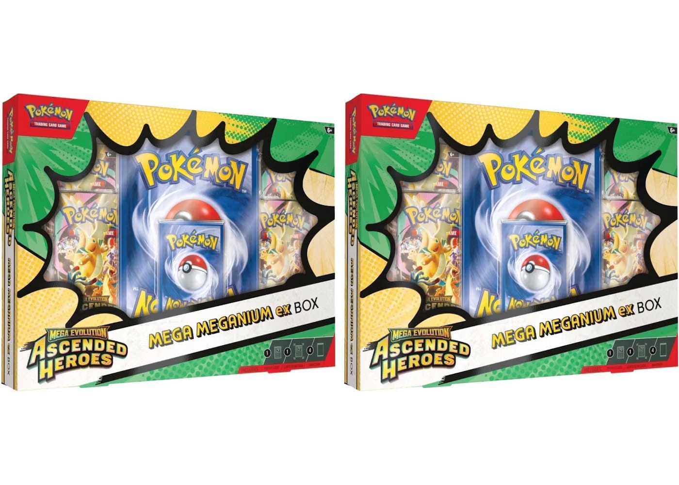 2026 Pokemon Mega Evolution Ascended Heroes Mega Meganium Ex Box 2X Lot