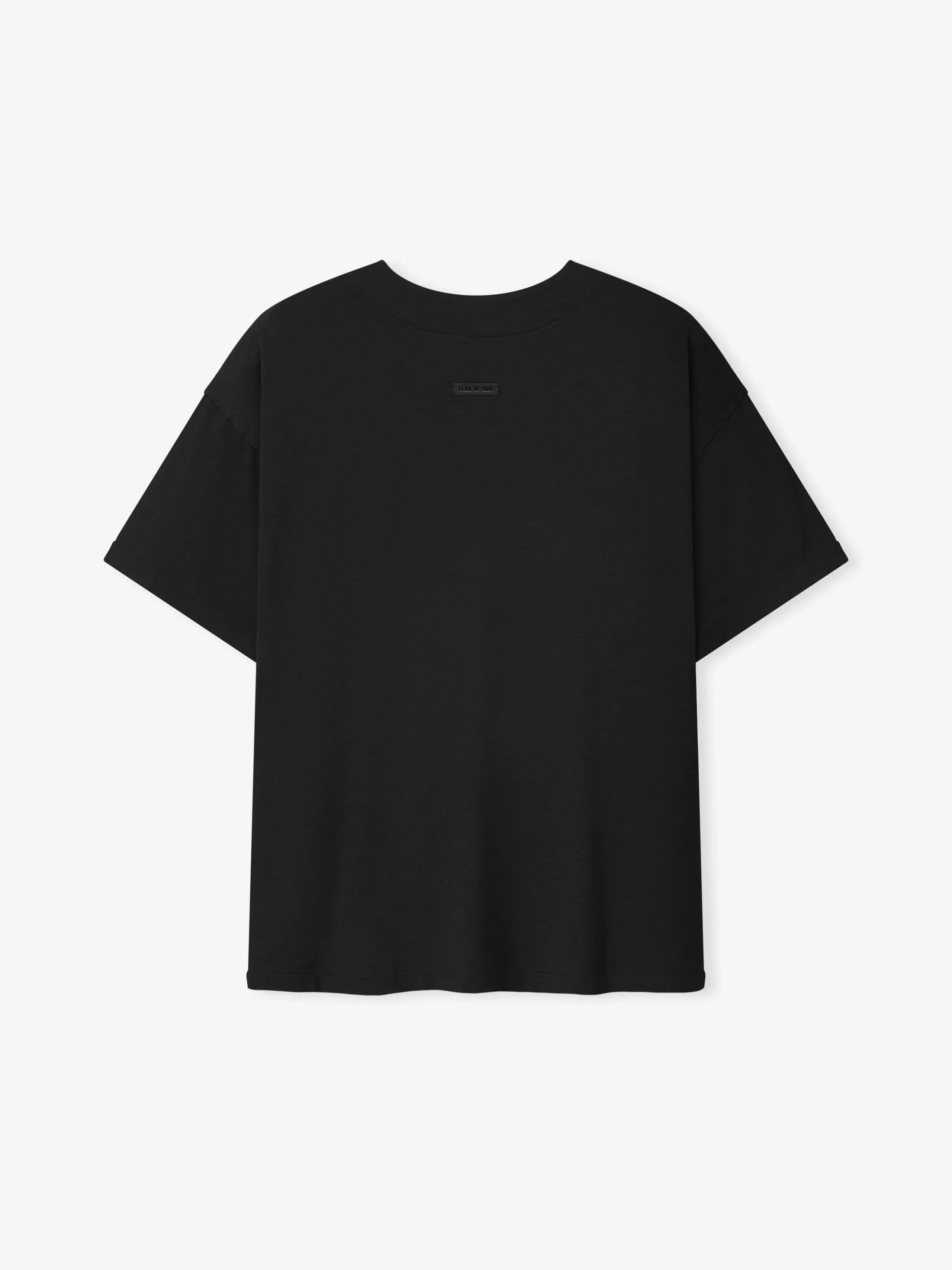 Essentials Cotton Rayon T-Shirt Black