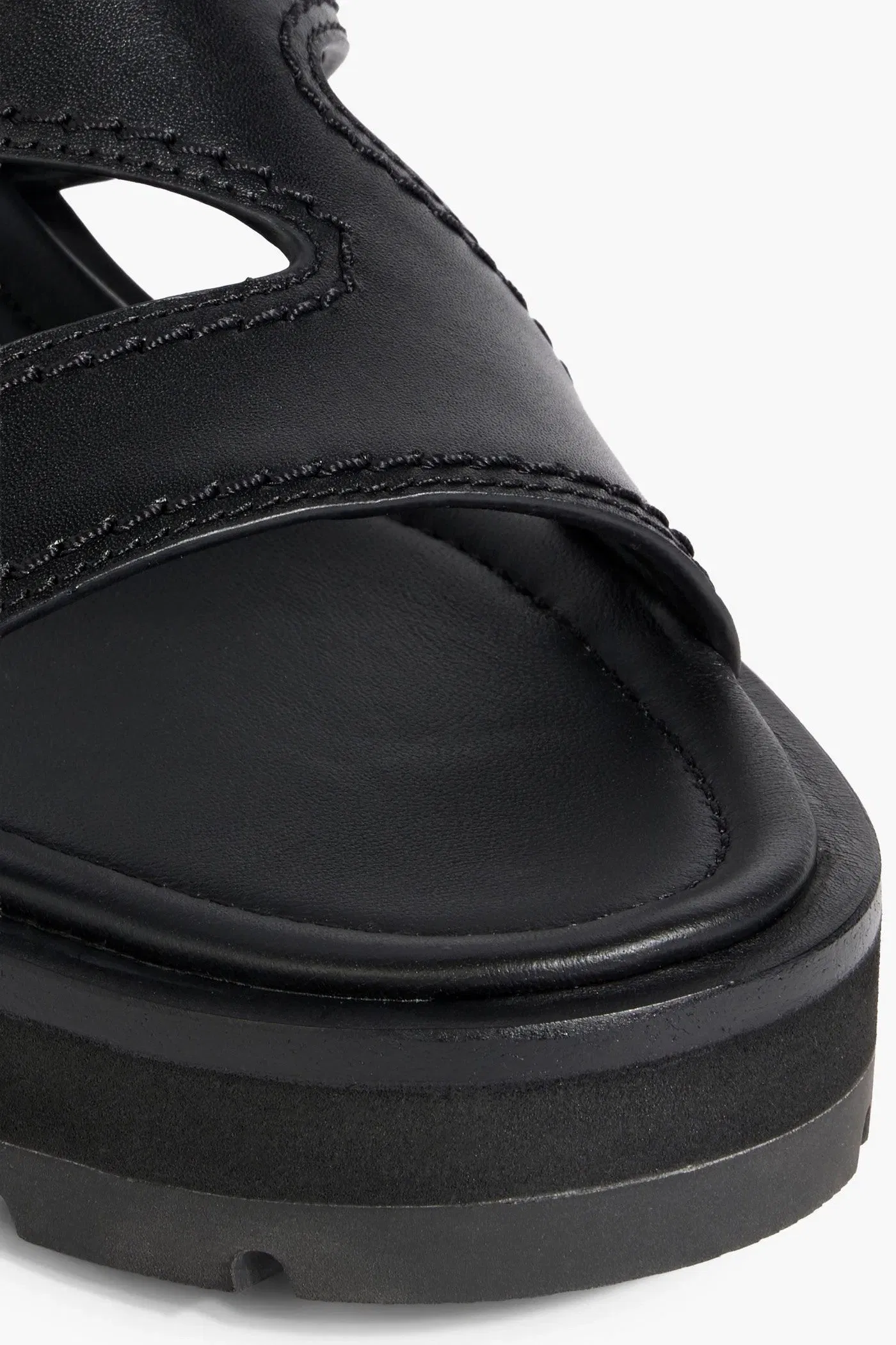 3.1 Phillip Lim Z-Strap Leather Slingback Sandals Black Women's