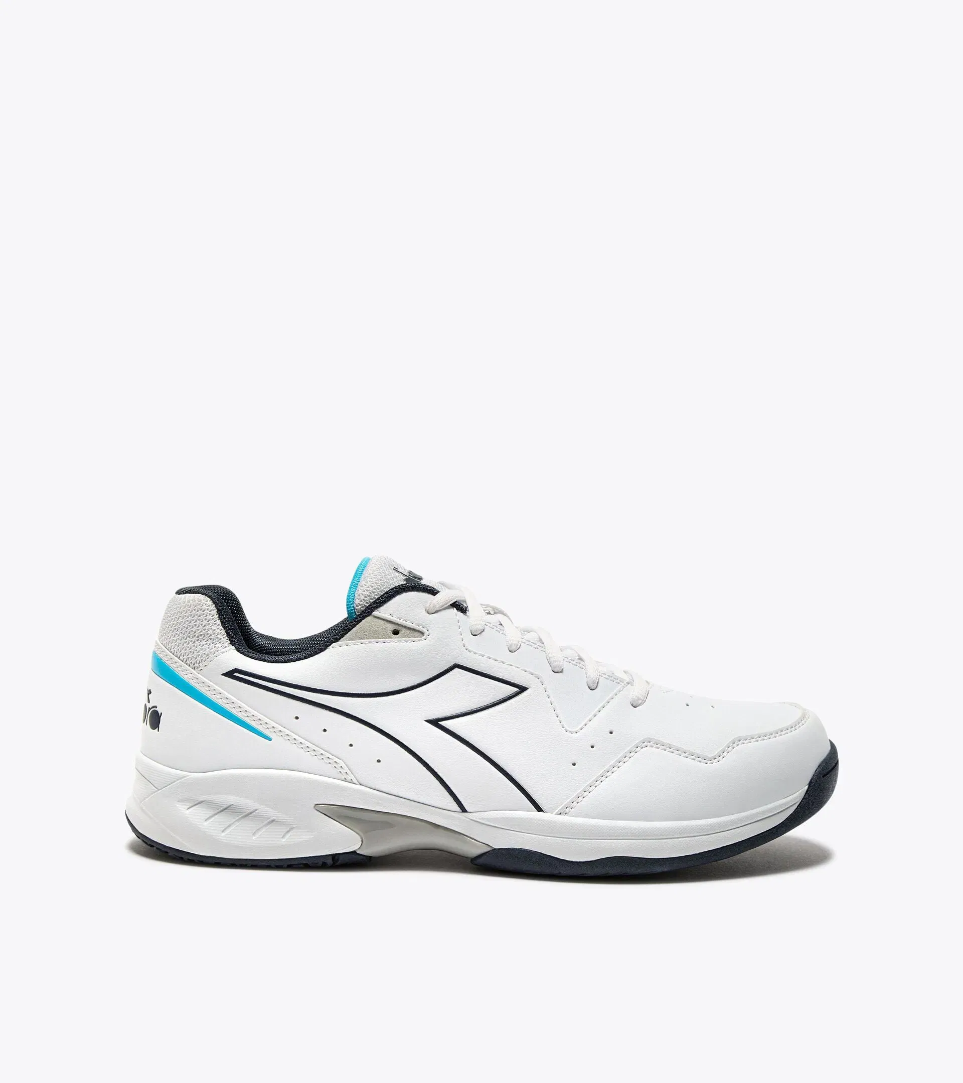 Diadora Volee 6 White/Blue Corsair