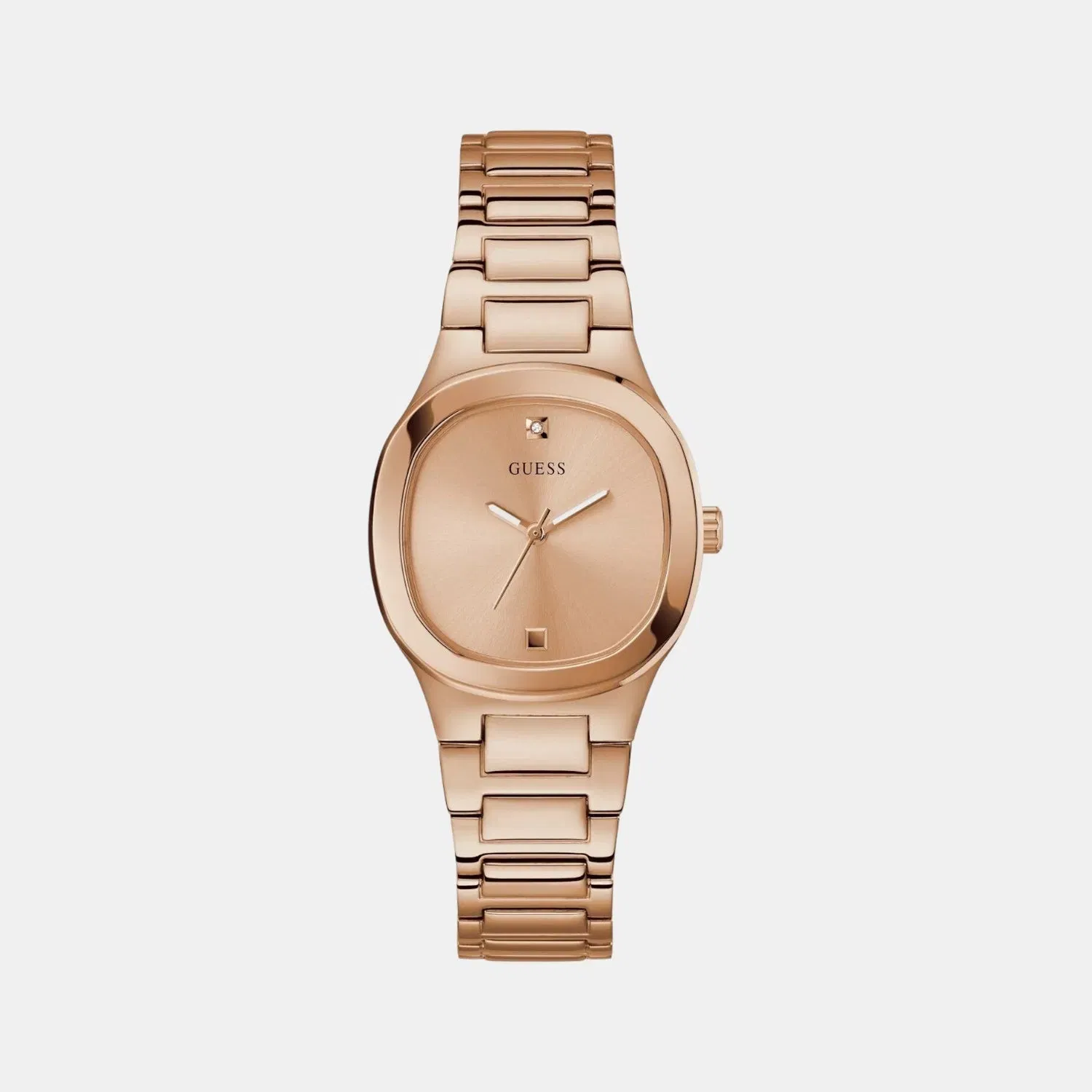 Guess Gd Eve Women Quartz Rose Gold Dial Analog Stainless Steel Gw0615L3