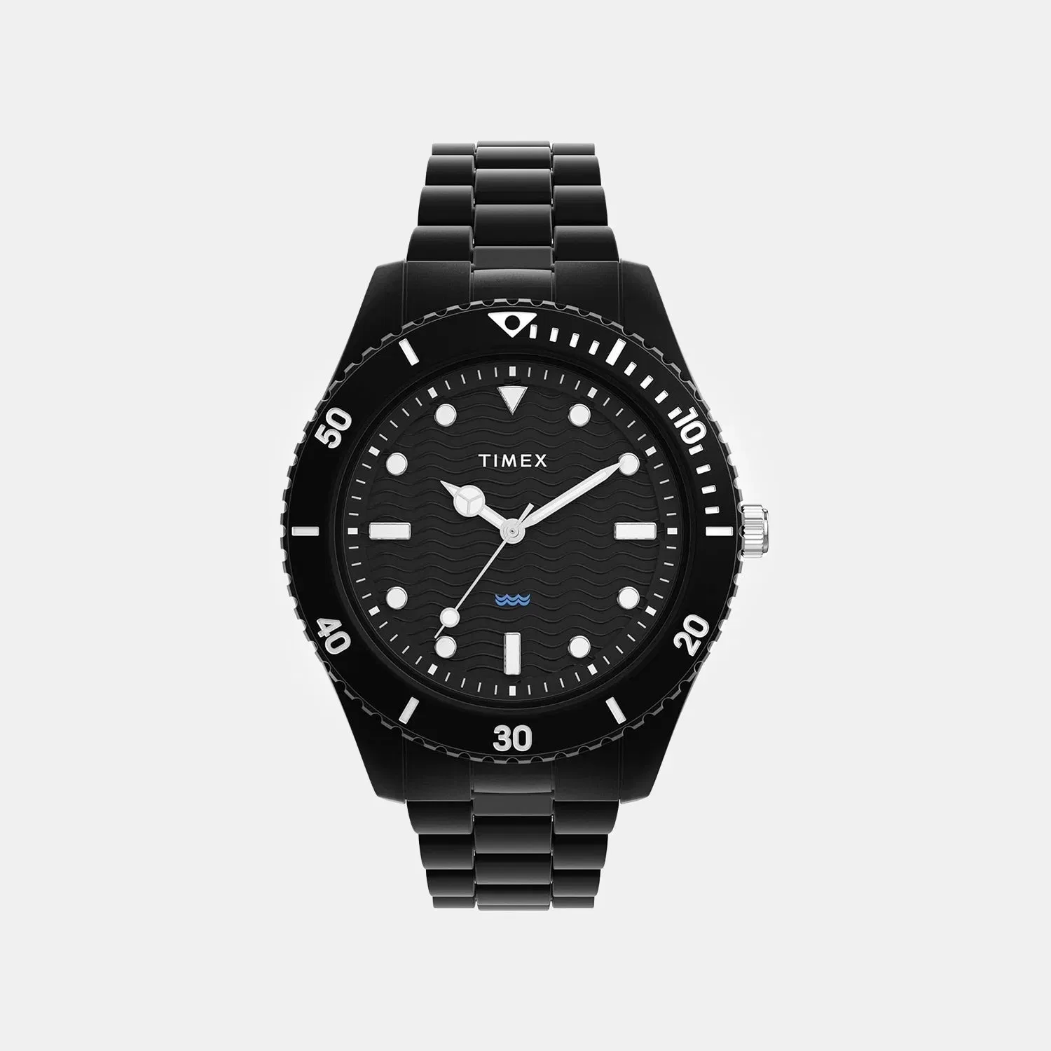 Timex Men Quartz Black Dial Analog Plastic Watch Tw2Y04500Uj