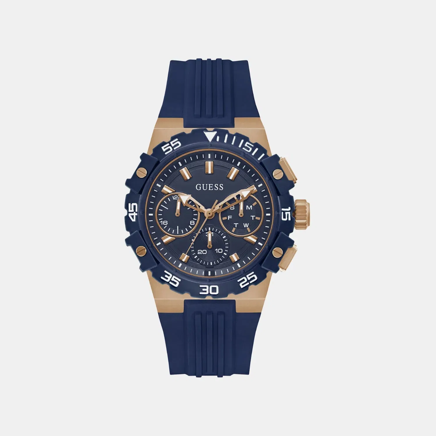 Guess GS Fore Men Quartz Blue Dial Analog Stainless Steel Gw1059G5