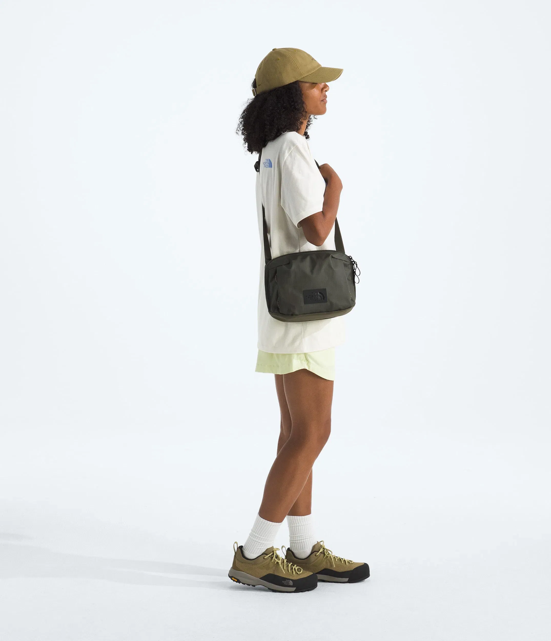 The North Face Base Camp™ Voyager Pro Crossbody New Taupe Green