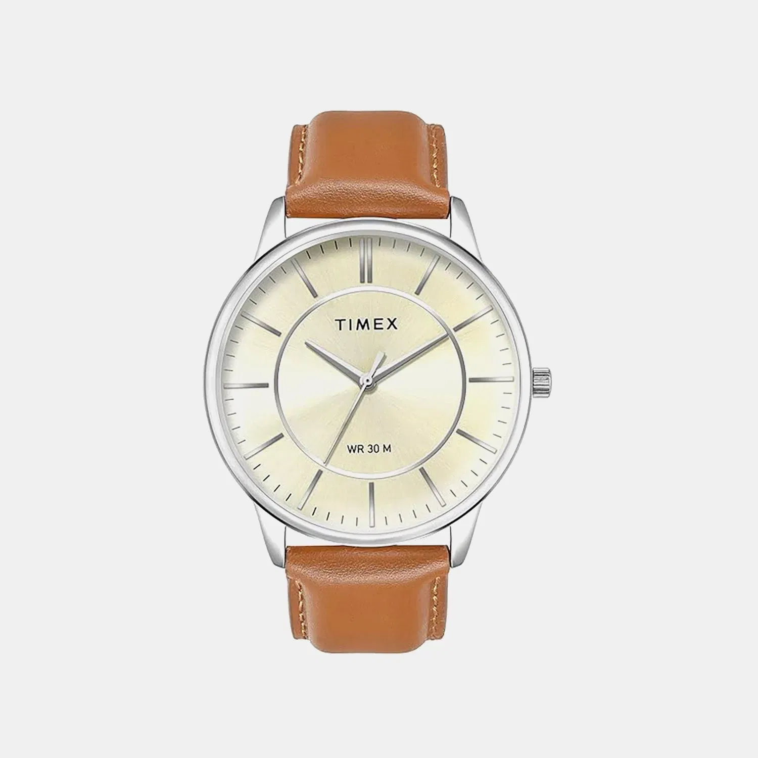 Timex Trendline Men Quartz Dial Analog Leather Watch Twtg12100