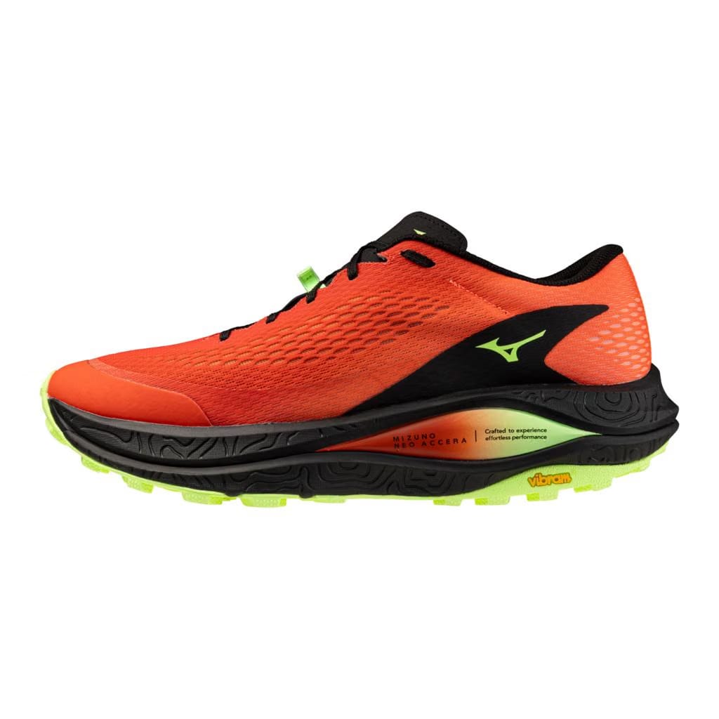 Mizuno Neo Accera Running Shoes Unisex Orange Com Black