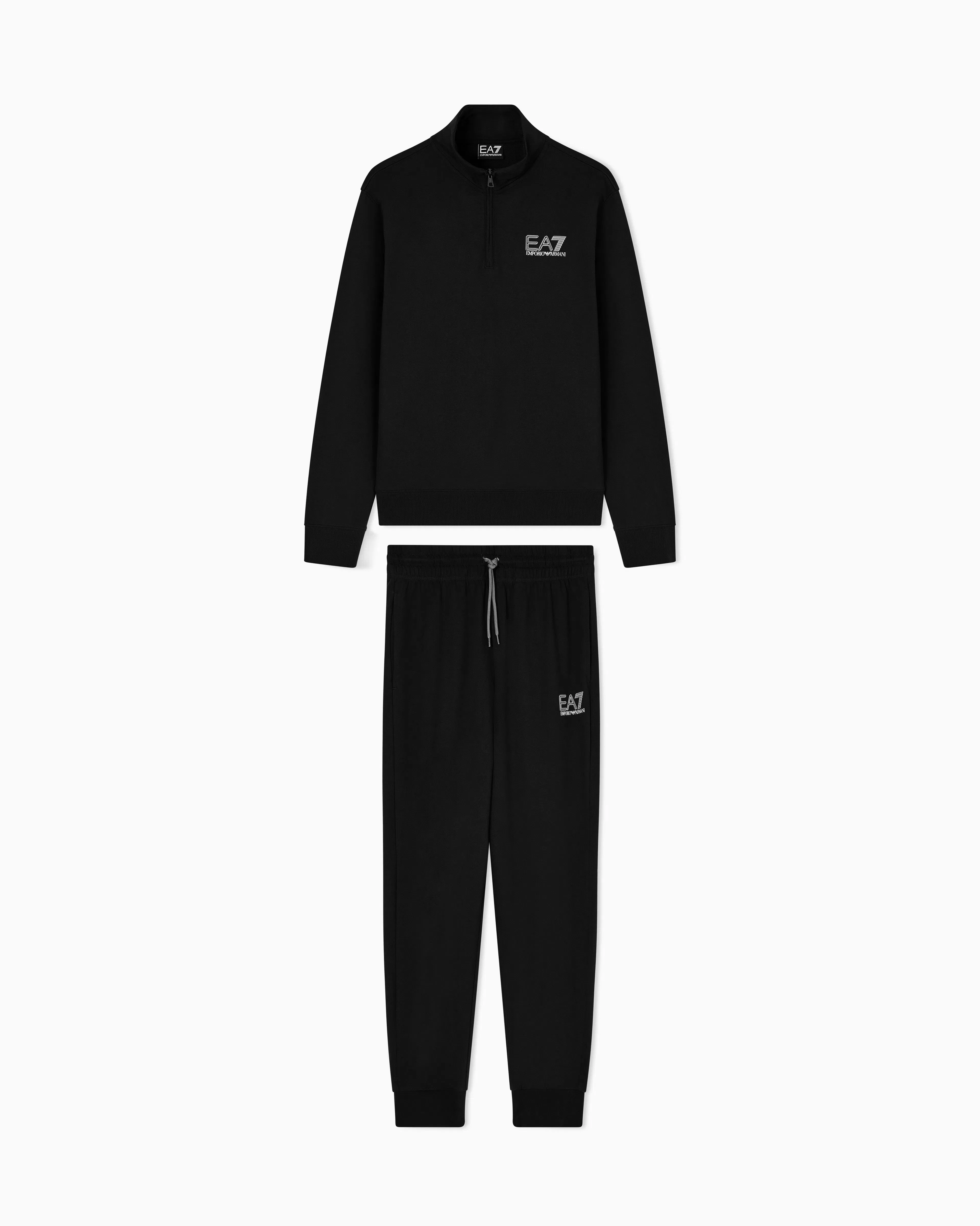 EA7 Visibility pure cotton tracksuit
