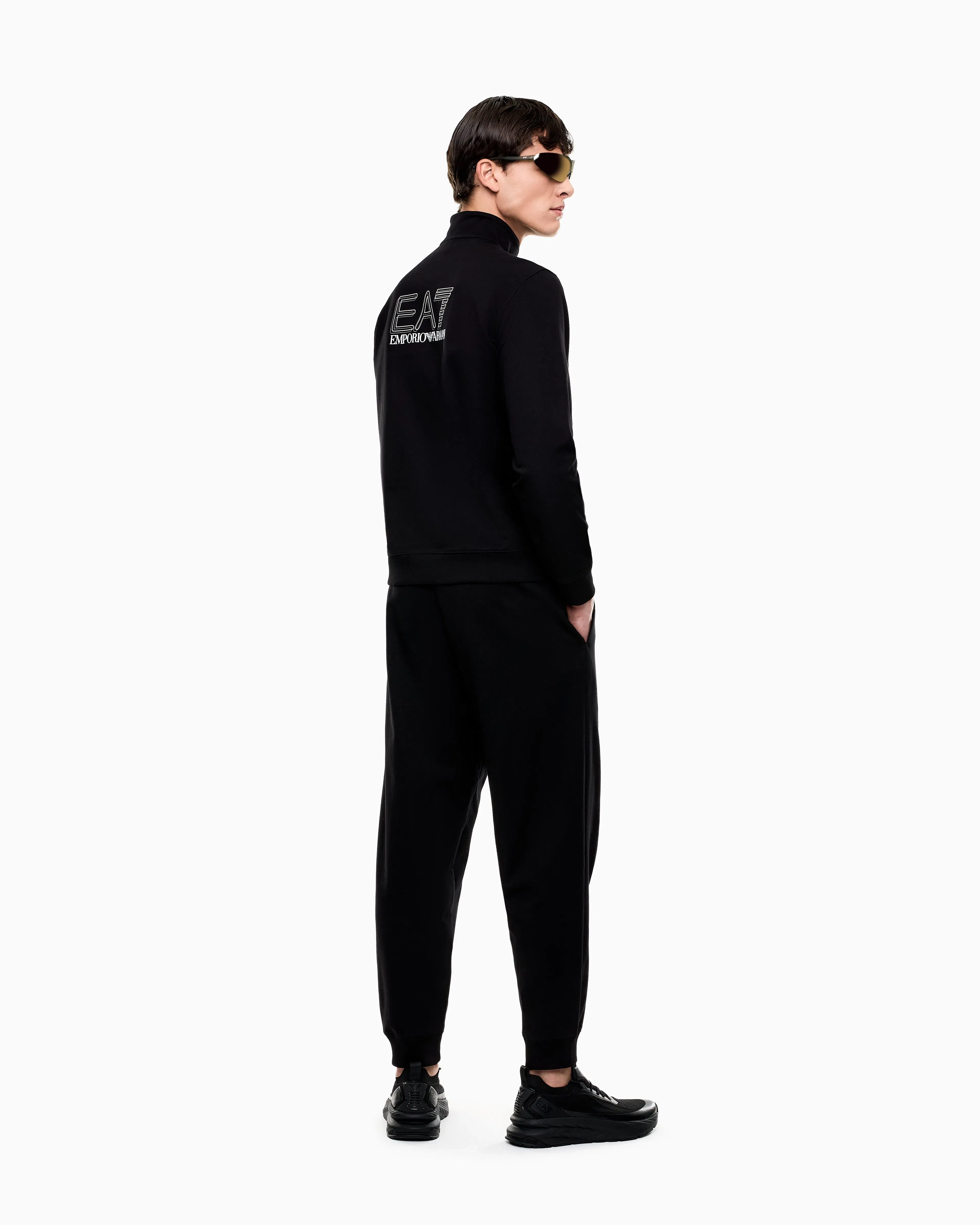 EA7 Visibility pure cotton tracksuit