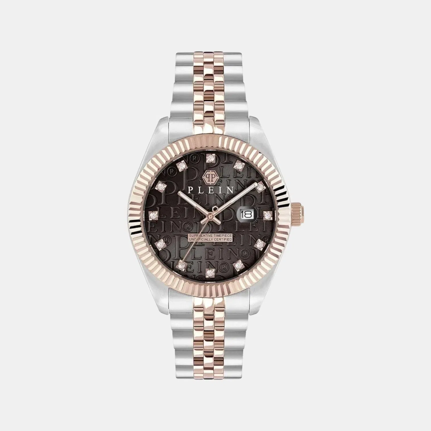 Philipp Plein Men Quartz Brown Dial Analog Stainless Steel Watch Pwmfa0625