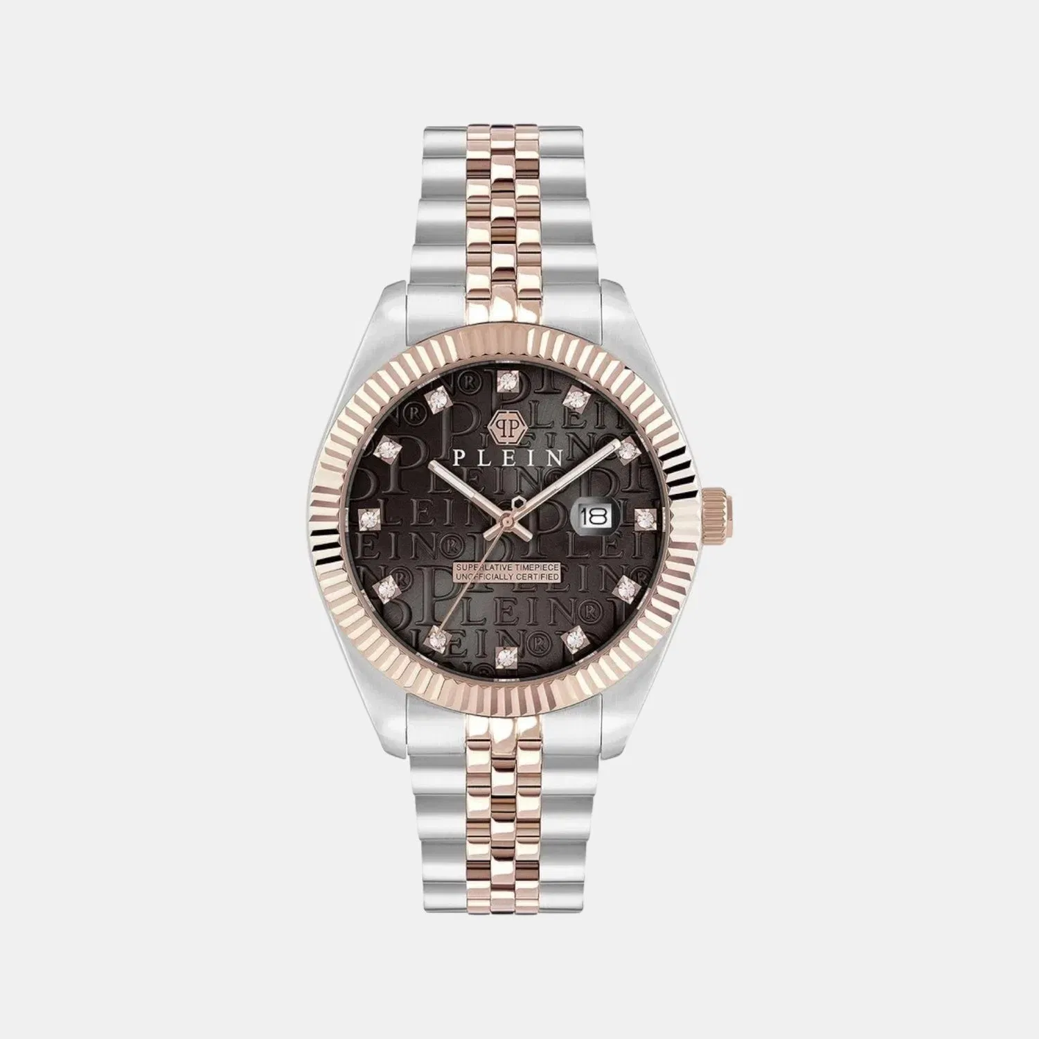 Philipp Plein Men Quartz Brown Dial Analog Stainless Steel Watch Pwmfa0625