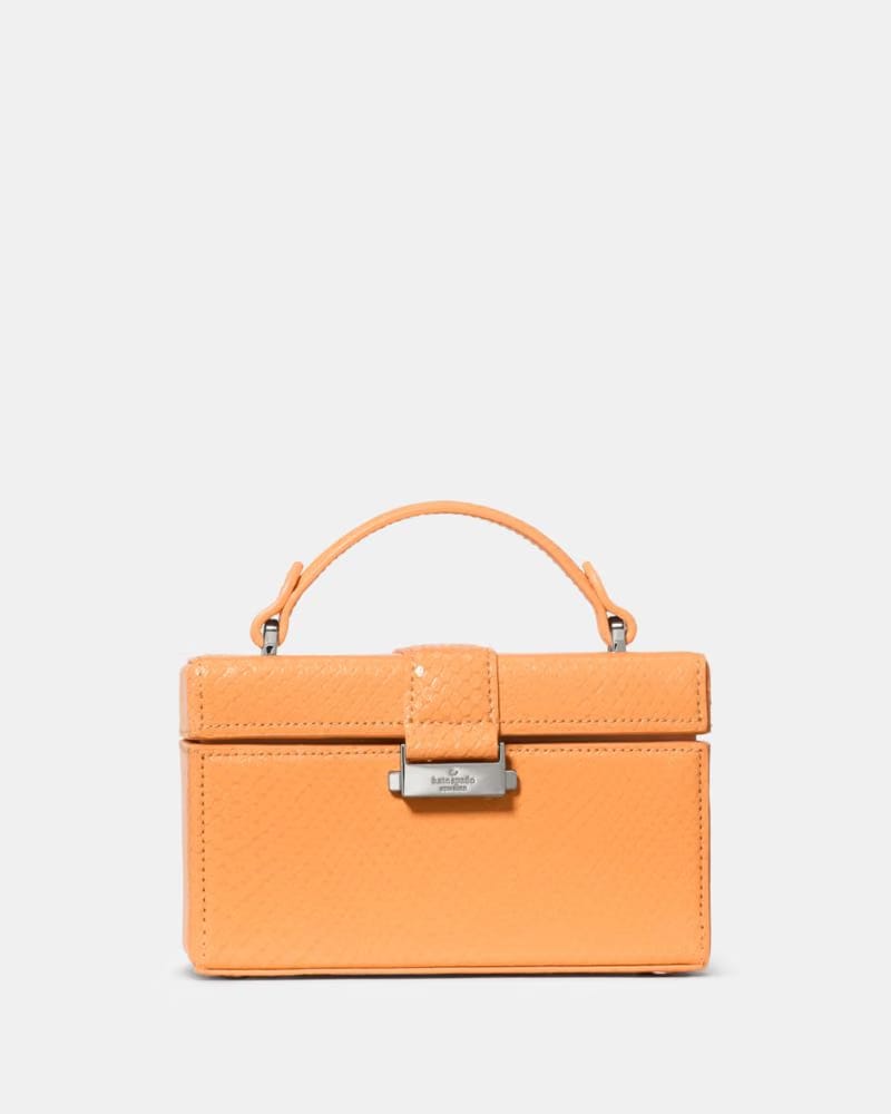 KateSpade Heirloom Snake Vanity Bag Desert Sunset