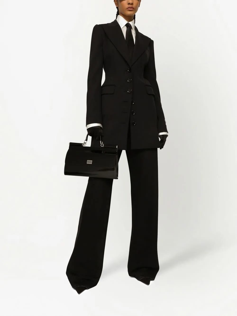 KIM DOLCE&GABBANA Sicily leather top-handle bag