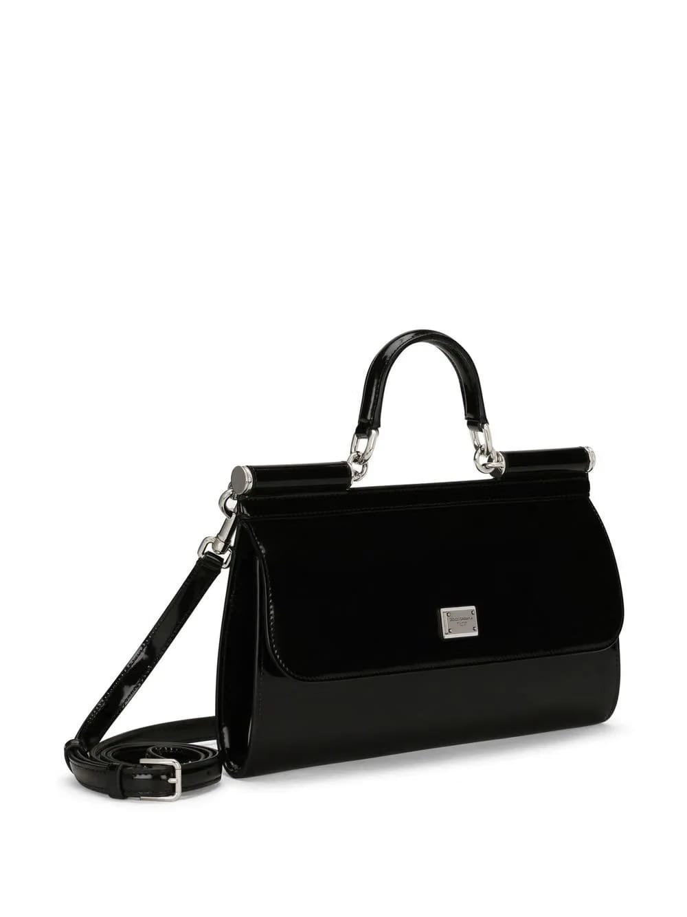 KIM DOLCE&GABBANA Sicily leather top-handle bag