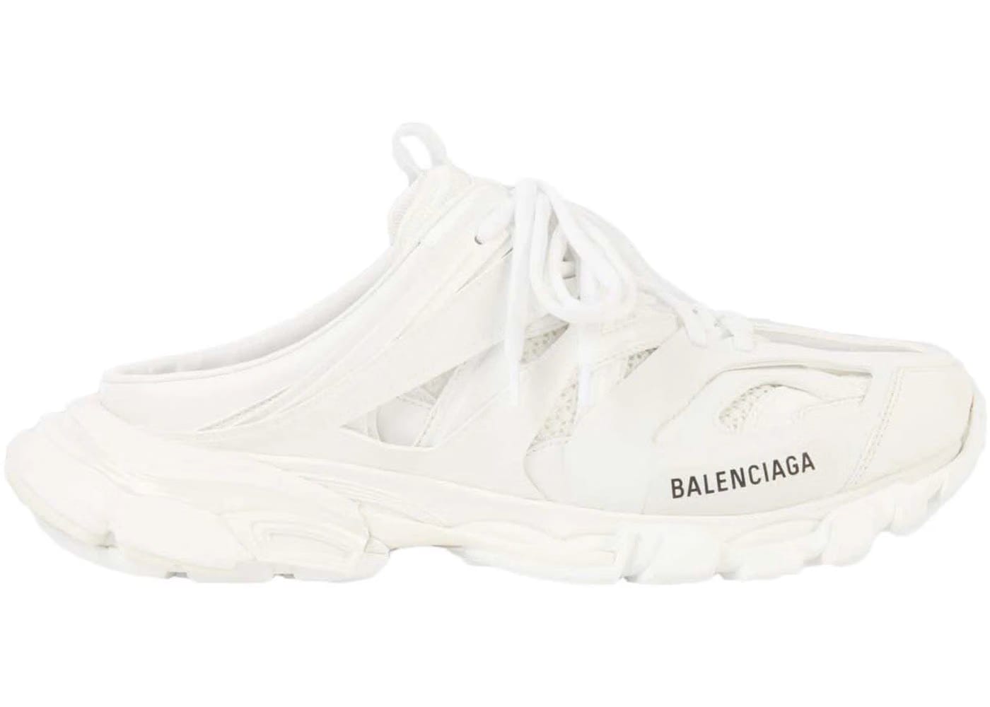 Balenciaga Track Mule White Womens