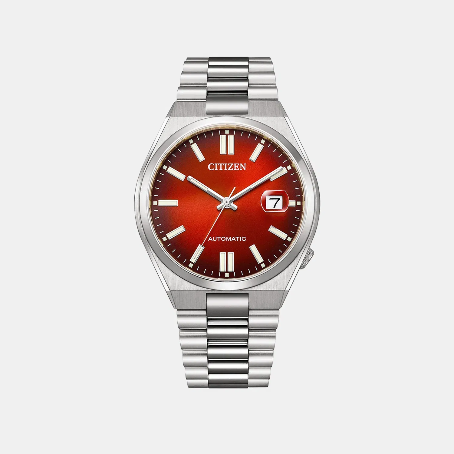 Citizen Tsuyosa Men Automatic Red Dial Analog Stainless Steel Nj0150-56W