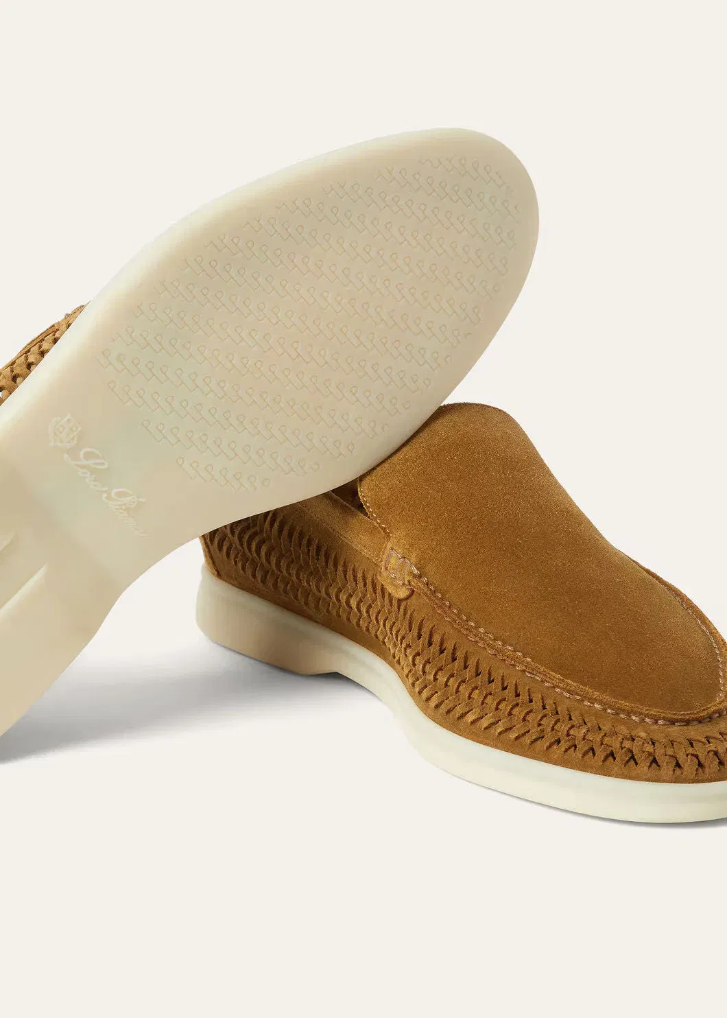 LoroPiana Summer Walk Loafer Tan