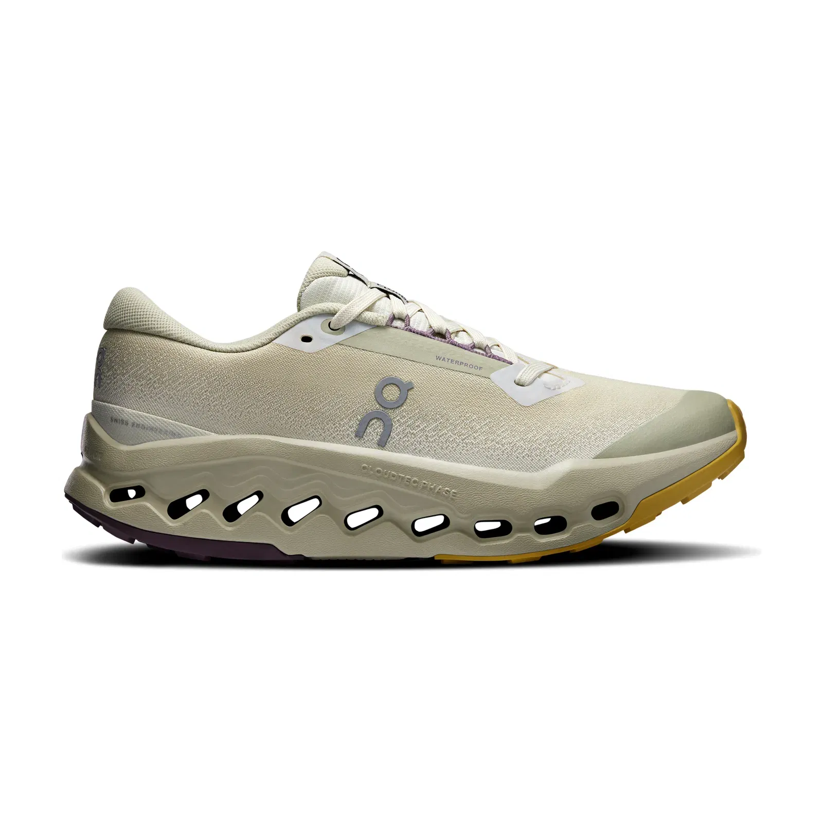 On Cloudsurfer Trail 2 Waterproof Ghost Chalk (Women'S)