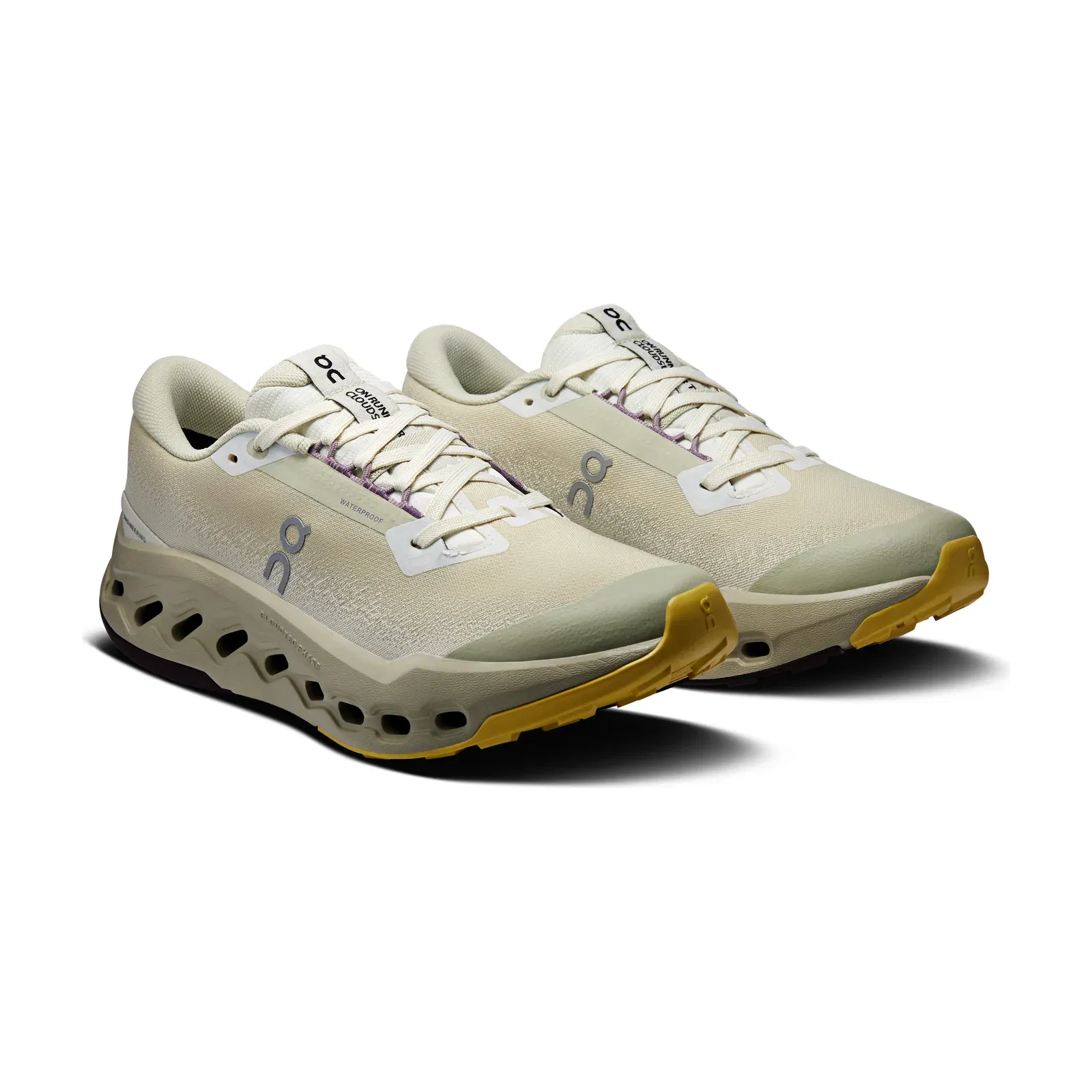 On Cloudsurfer Trail 2 Waterproof Ghost Chalk (Women'S)