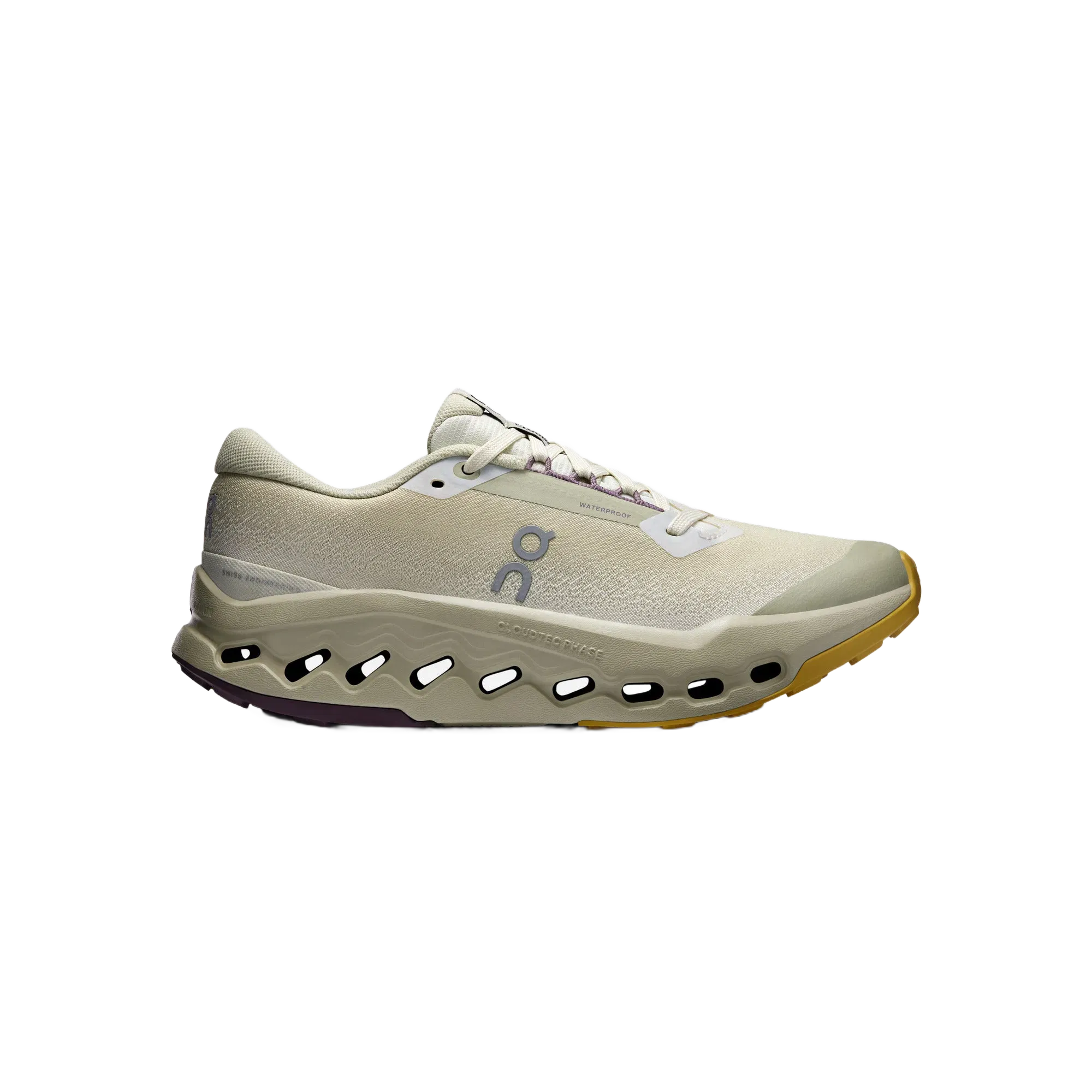 On Cloudsurfer Trail 2 Waterproof Ghost Chalk (Women'S)