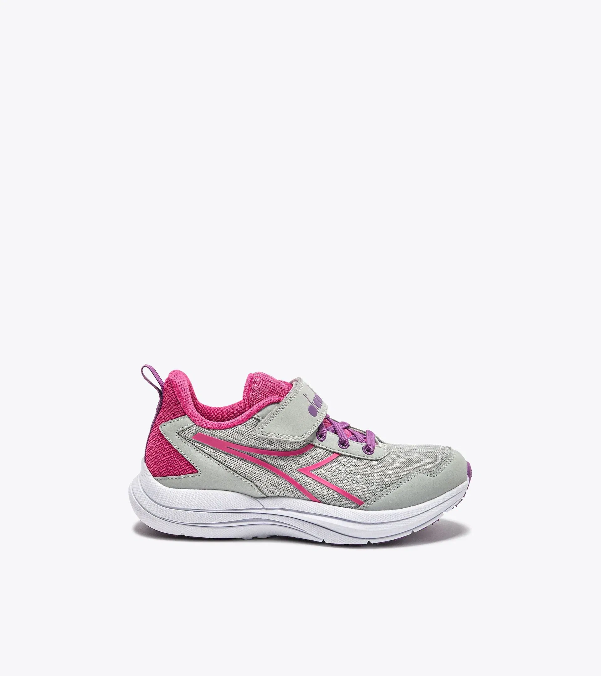 Diadora Snipe 2 Jr Silver Dd/Pink Shocking