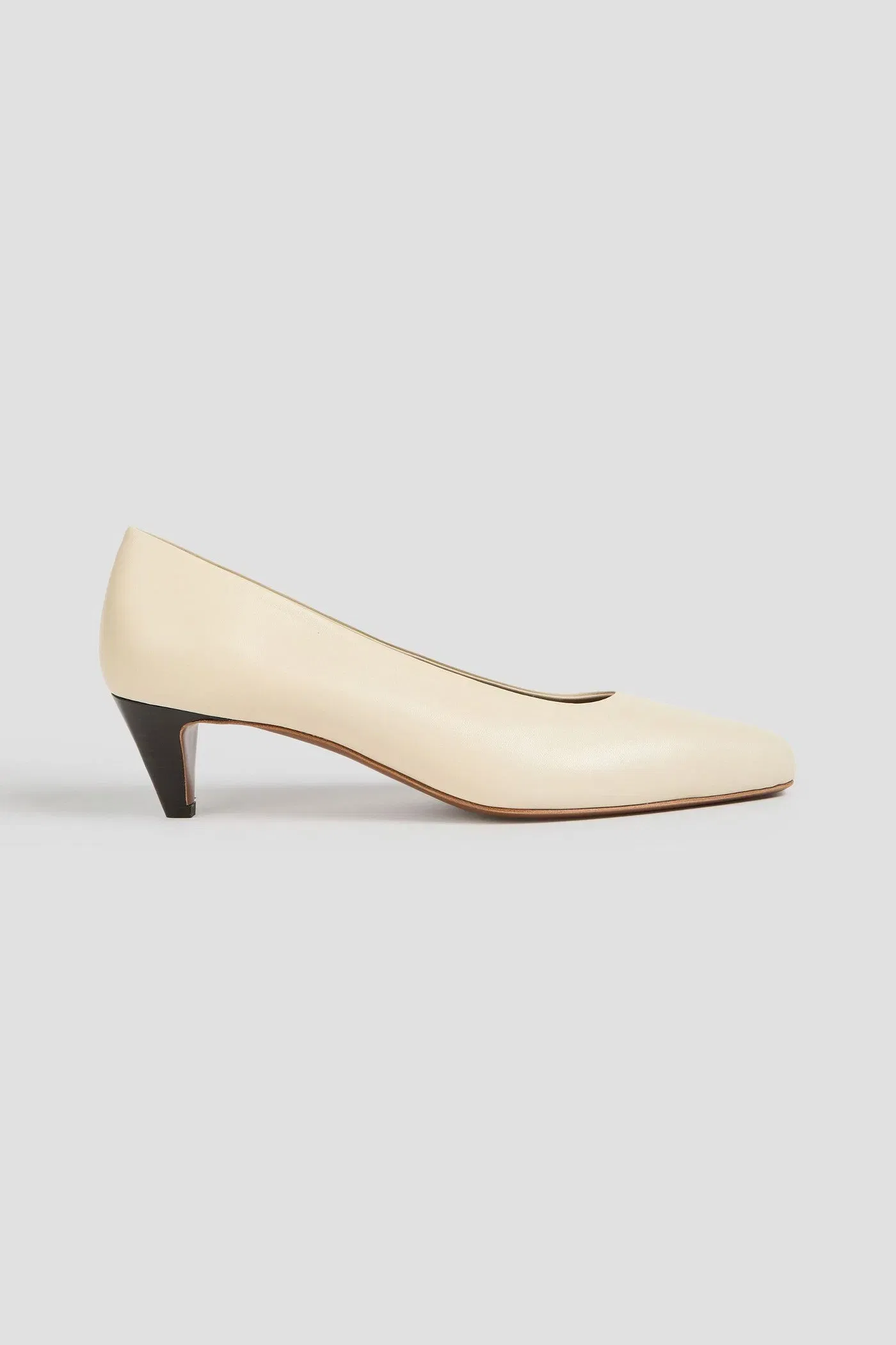 Neous Fera Leather Pumps Cream Women's