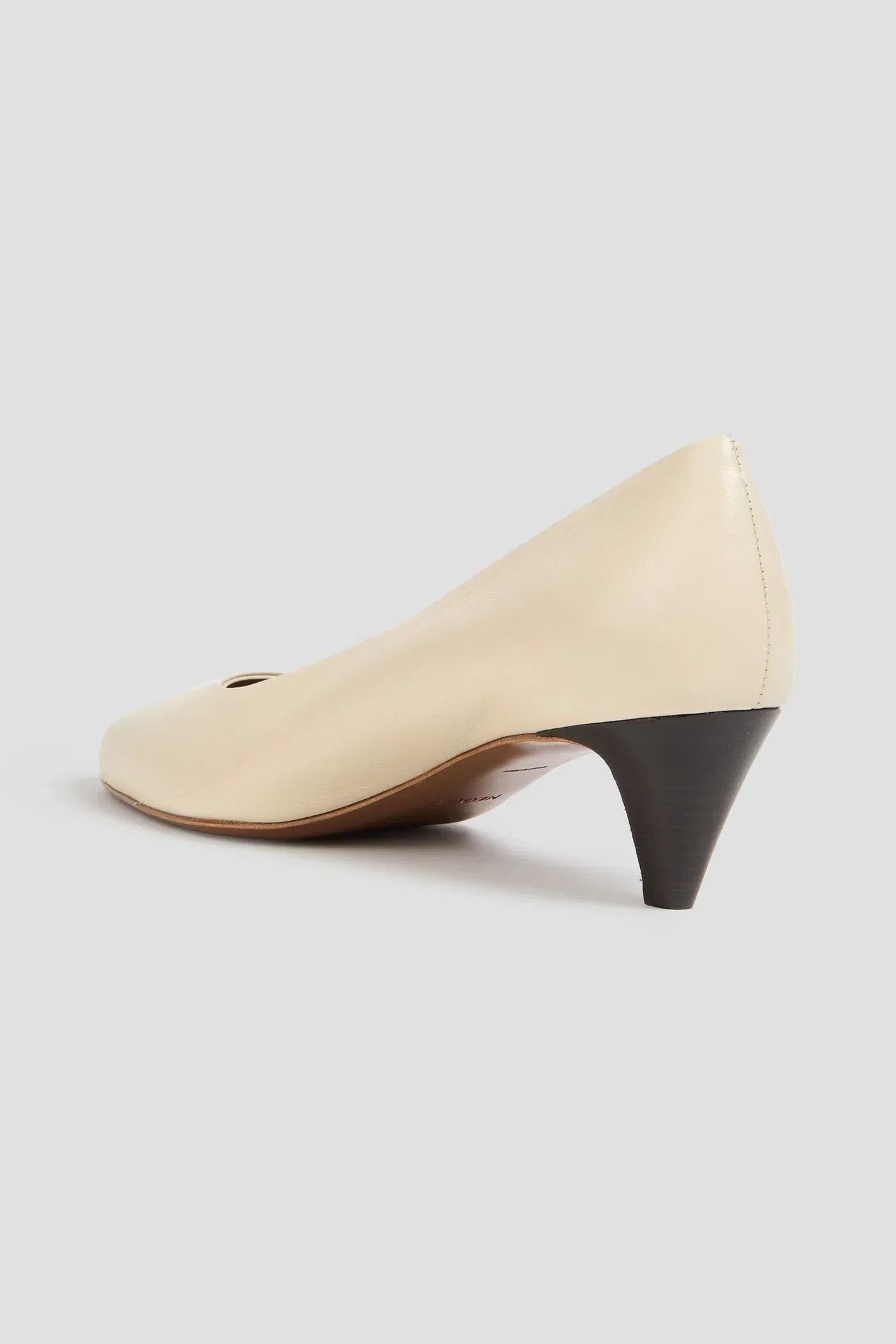 Neous Fera Leather Pumps Cream Women's