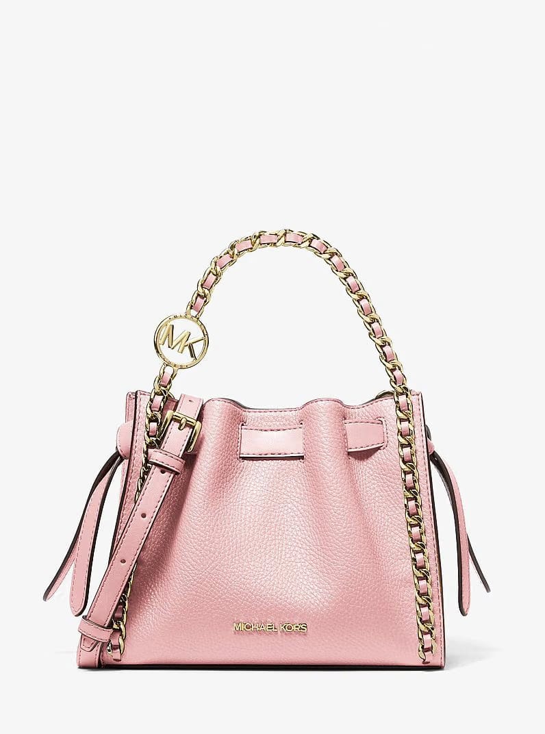 Michael Kors Mina Small Chain Crossbody Bag Powder Blush