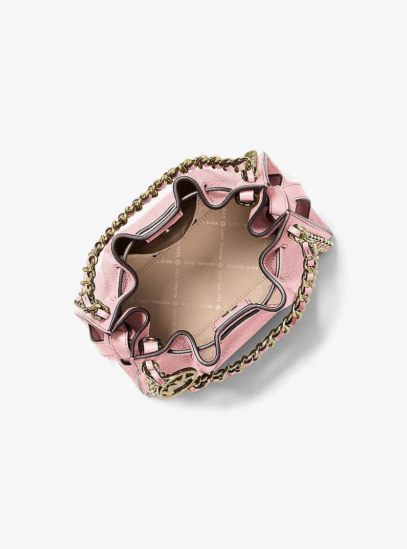 Michael Kors Mina Small Chain Crossbody Bag Powder Blush
