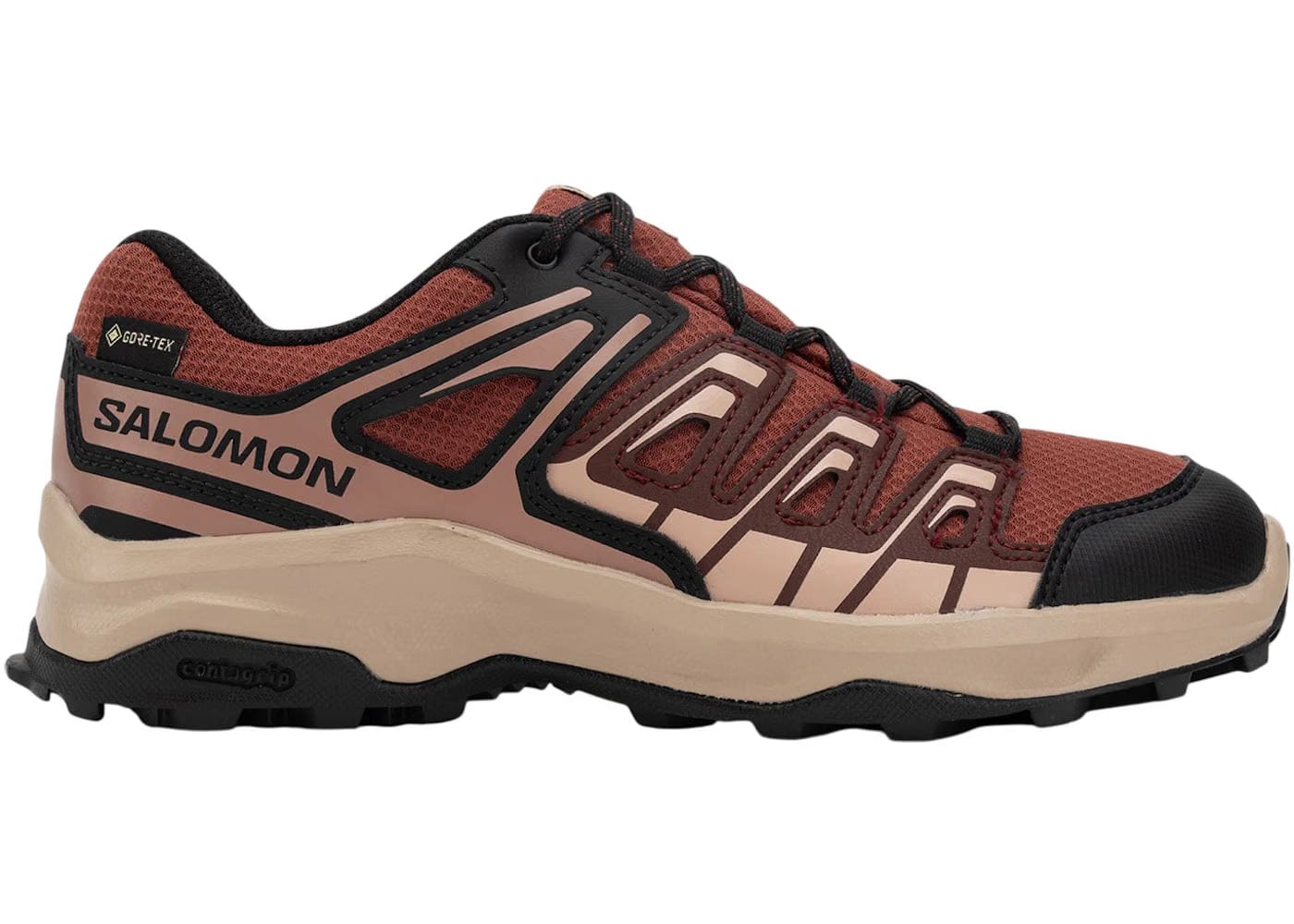 Salomon Extegra Gore-Tex Henna Run Raisin Mahogany Rose Womens
