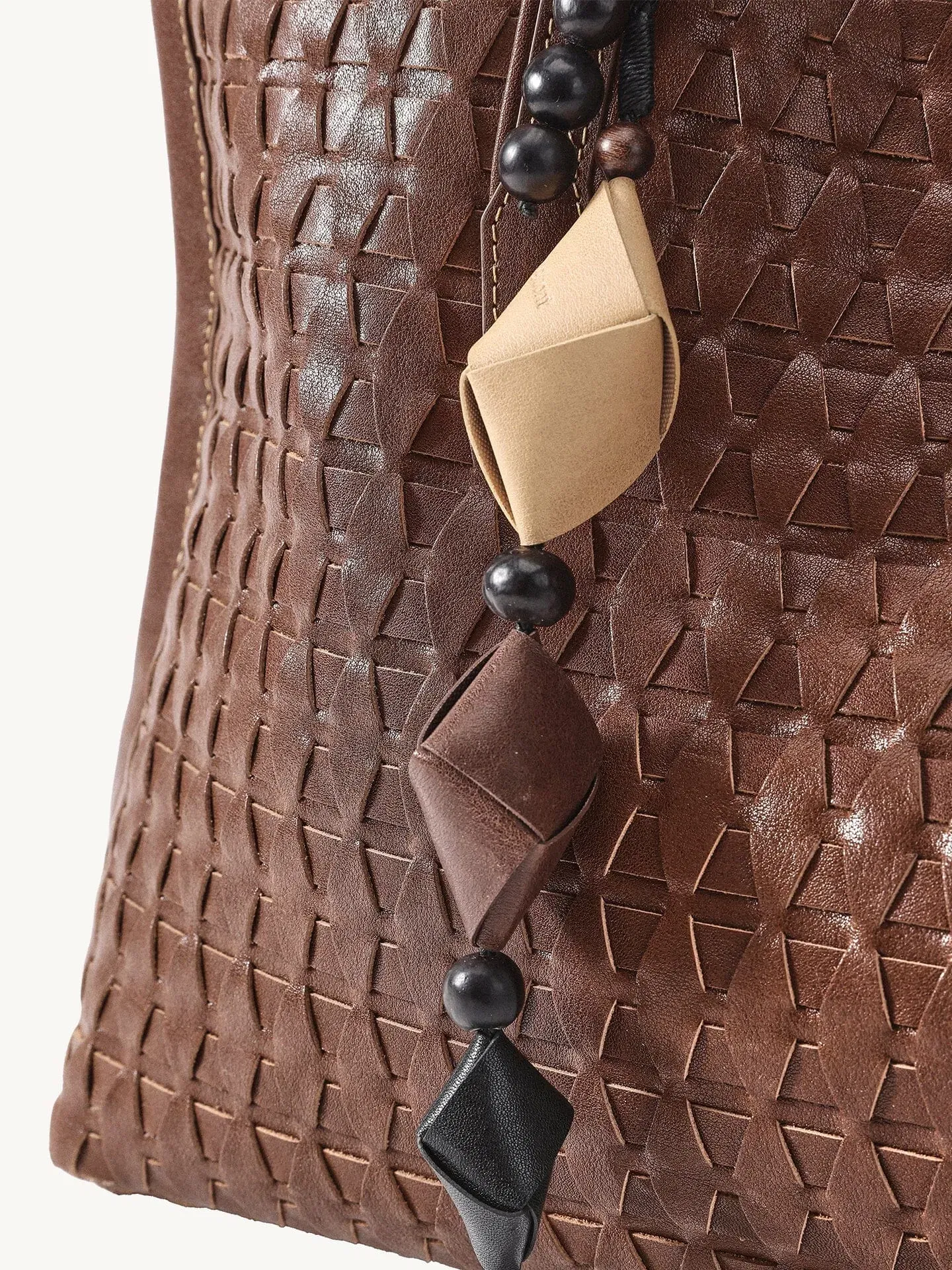 Songmont Medium Lattice Tote Sandal