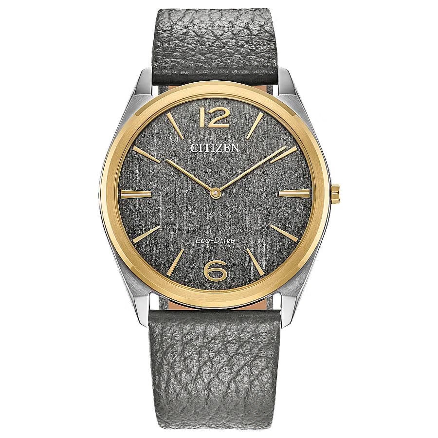 Citizen Suratto Gray Dial Leather Band Watch