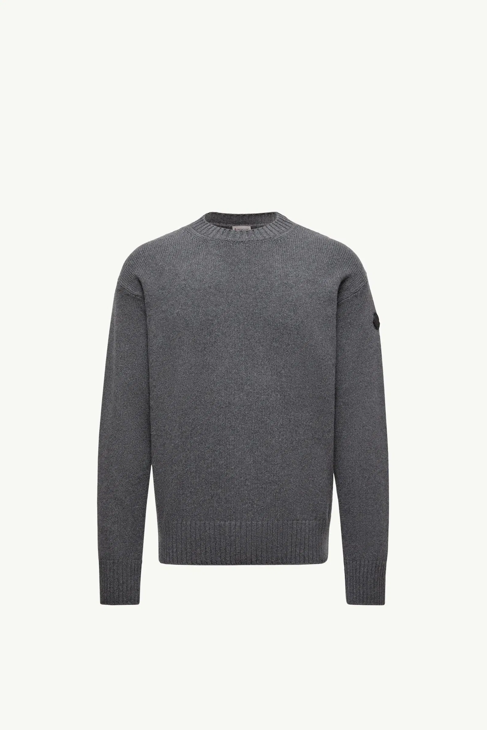 Moncler Wool & Cashmere Blend Sweater Dark Grey Dark Grey