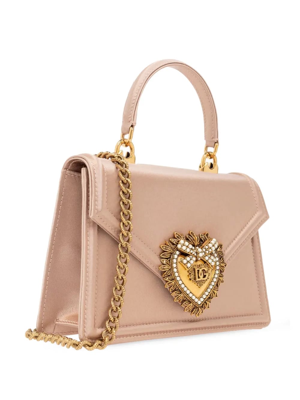 small Devotion satin tote bag