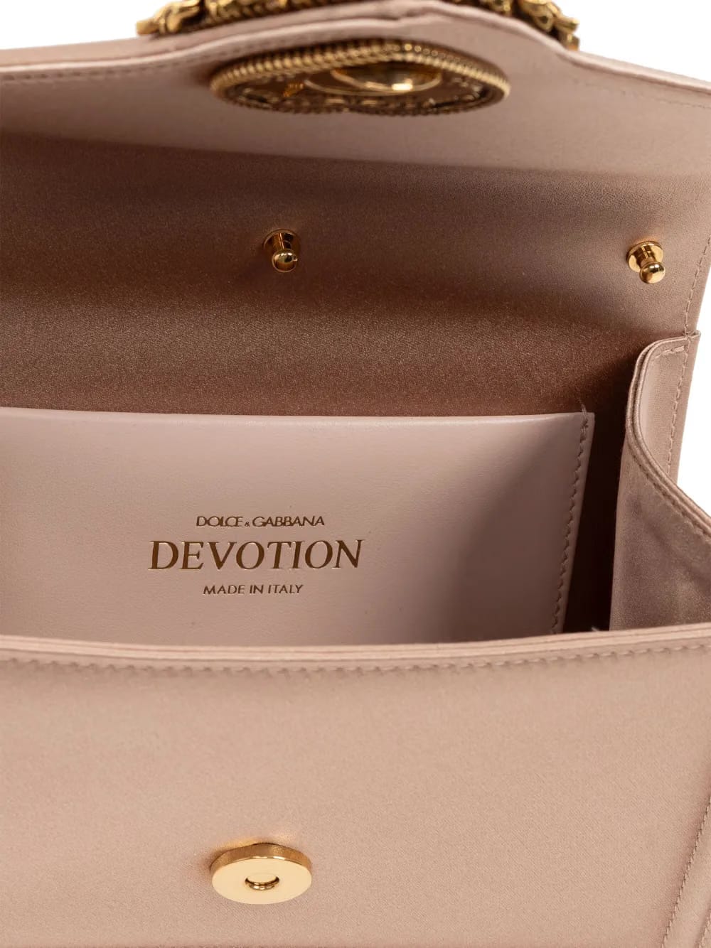 small Devotion satin tote bag