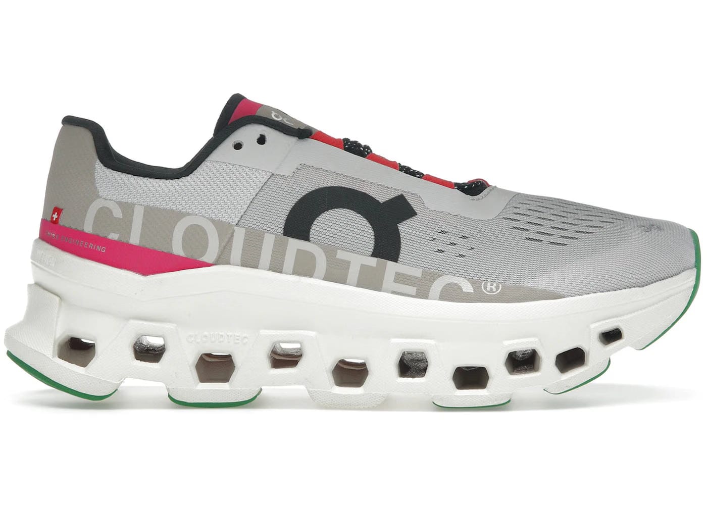 On Running Cloudmonster Silver Ivory Womens