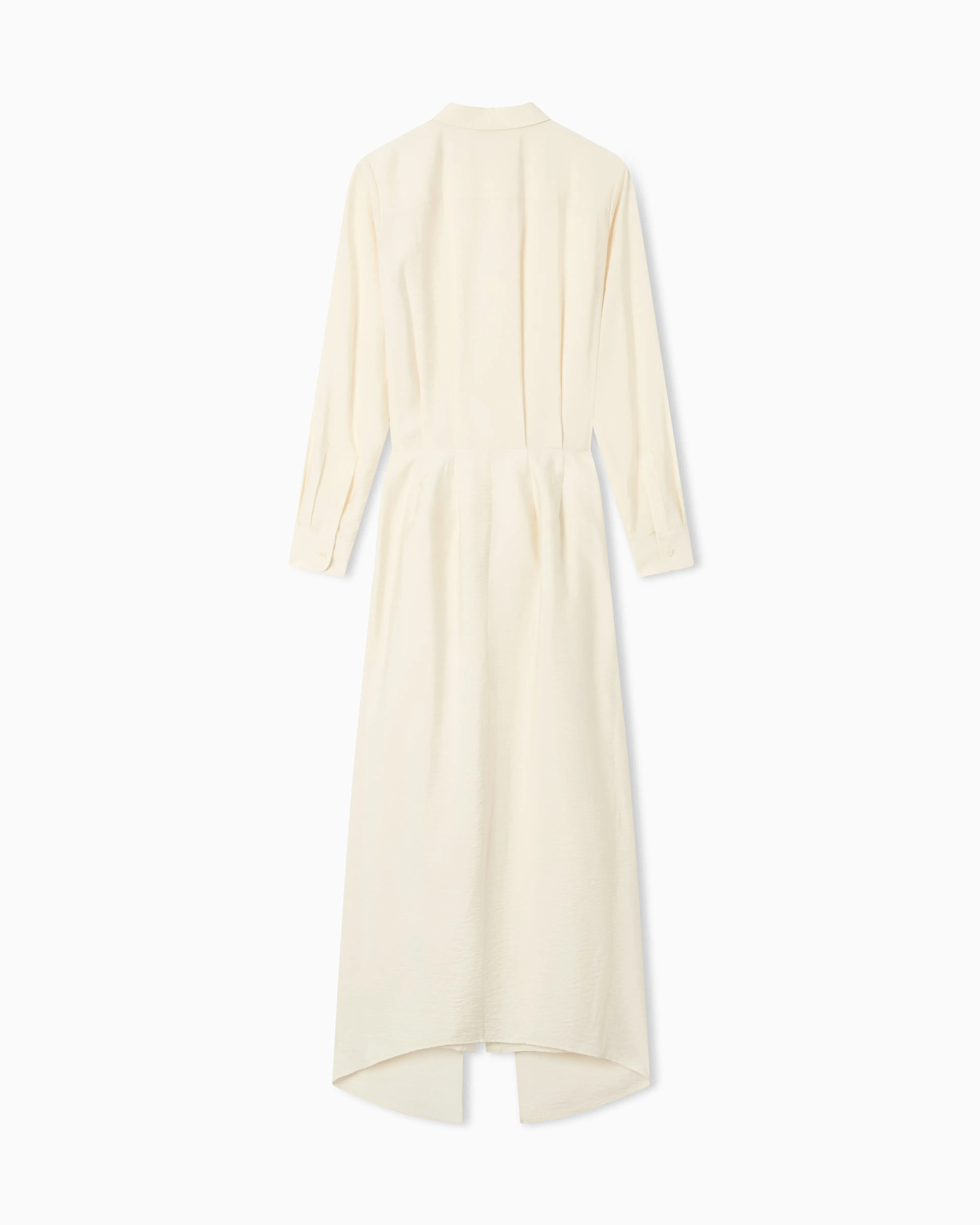 Emporio Armani Two-piece-effect technical rayon dress