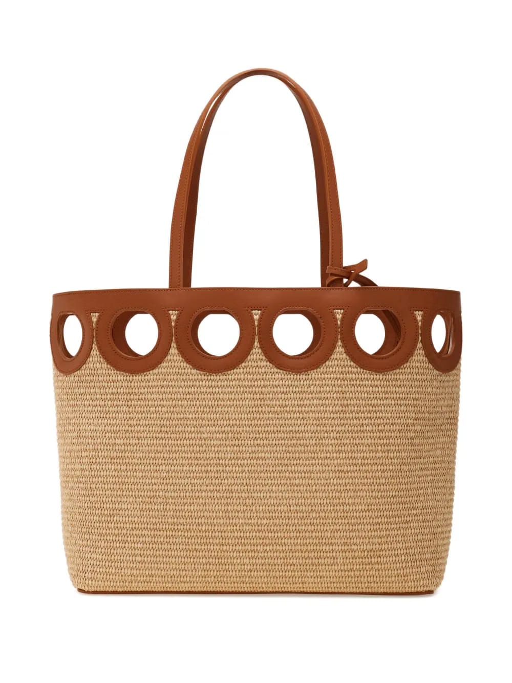 large raffia tote bag
