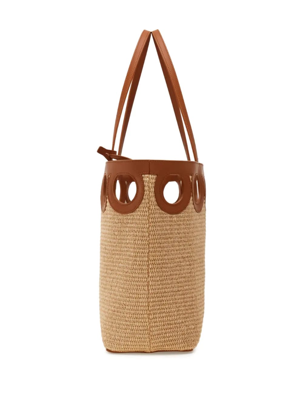 large raffia tote bag