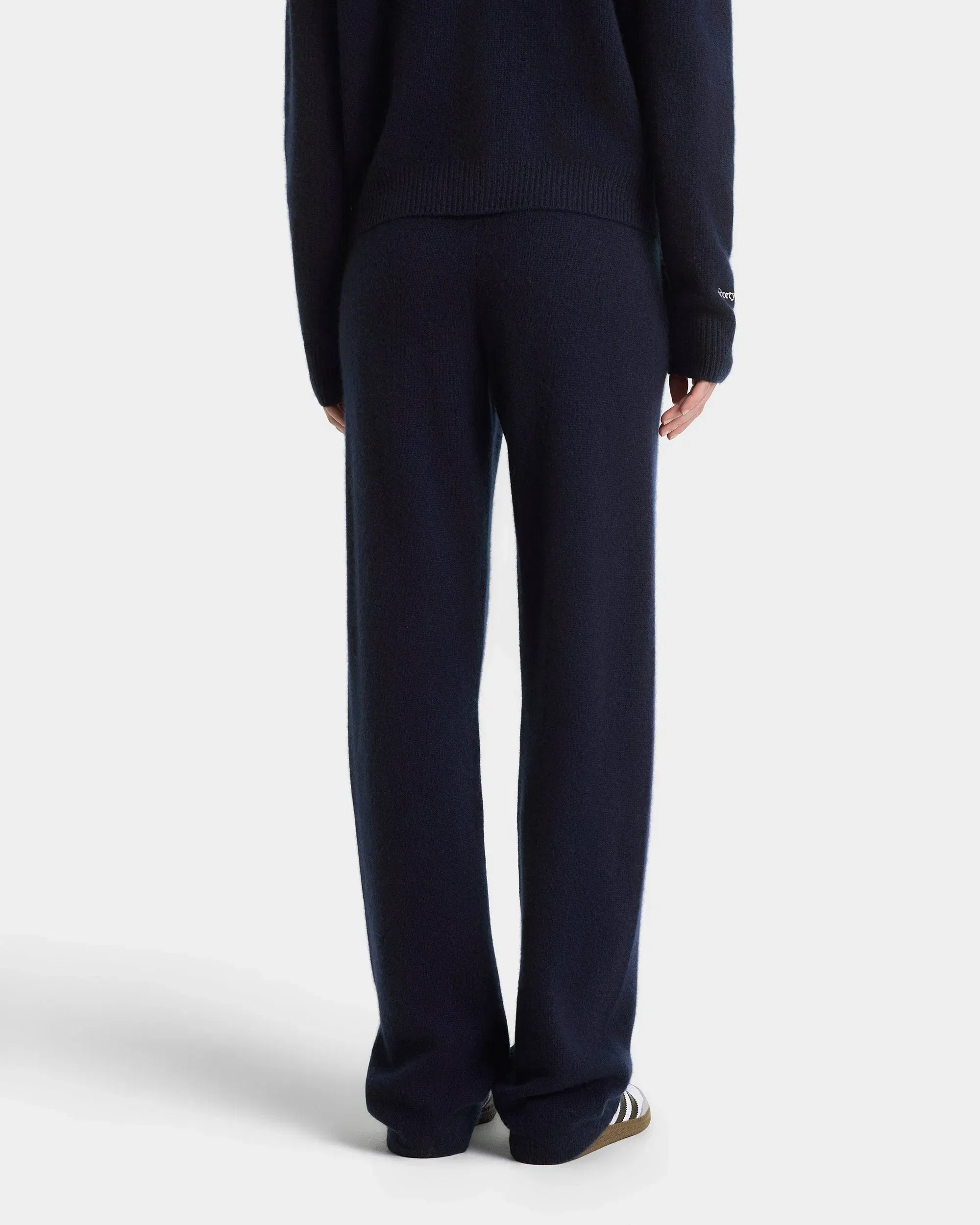Heritage Yankees Serif Cashmere Trousers - Navy/White