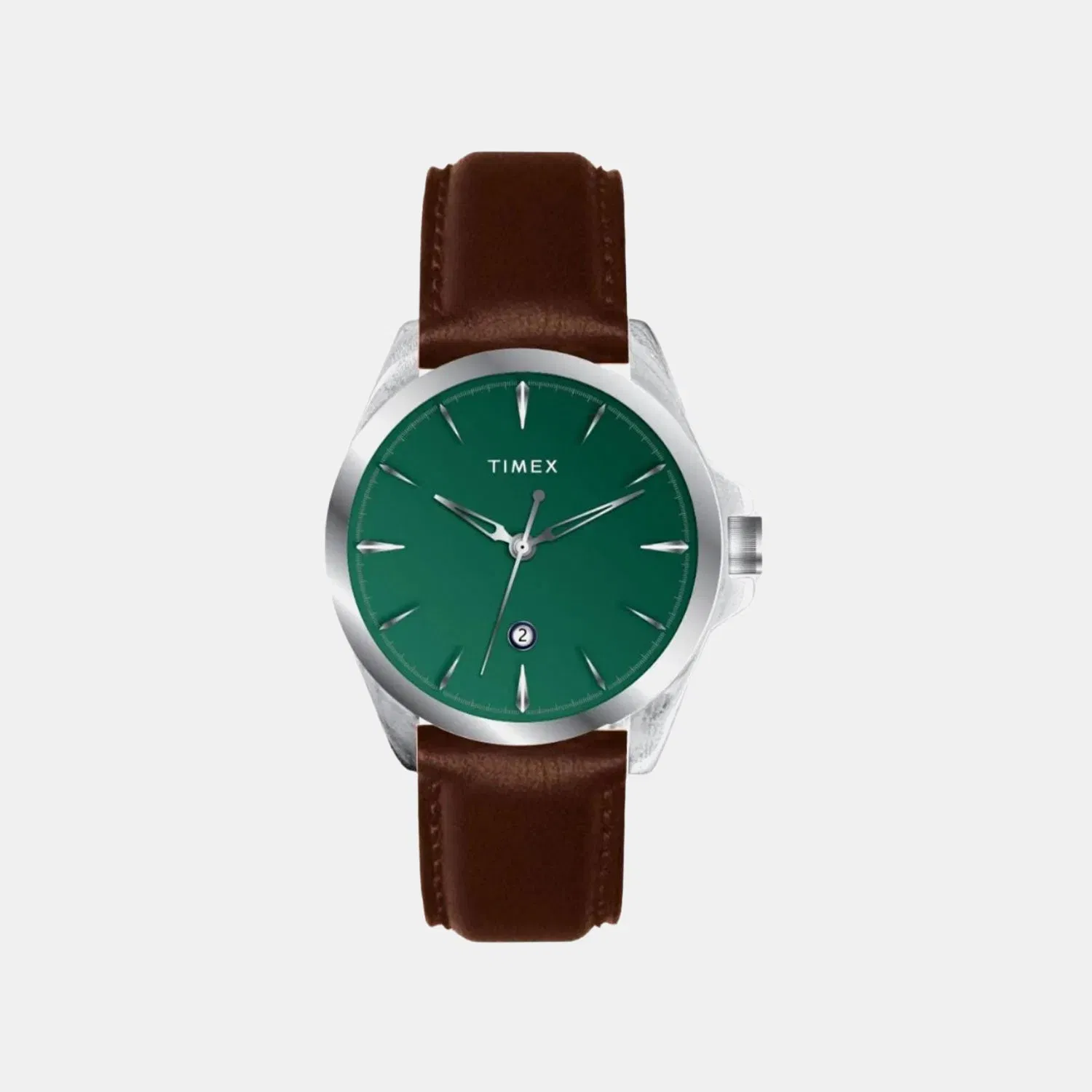 Timex Trendline Men Quartz Dial Analog Leather Watch Twtg12700