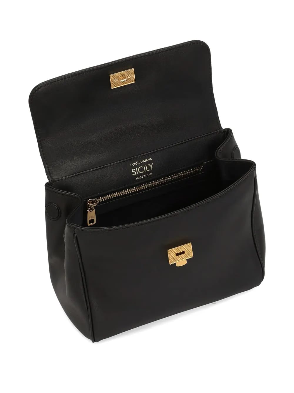 medium My Sicily structured leather handbag