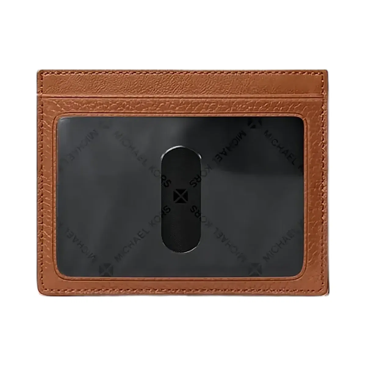 Michael Kors Cooper Pebbled Leather Card Case Luggage
