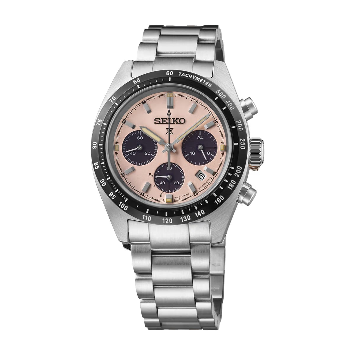 Seiko Prospex Speedtimer In Pale Pink - Pink - SSC963P1