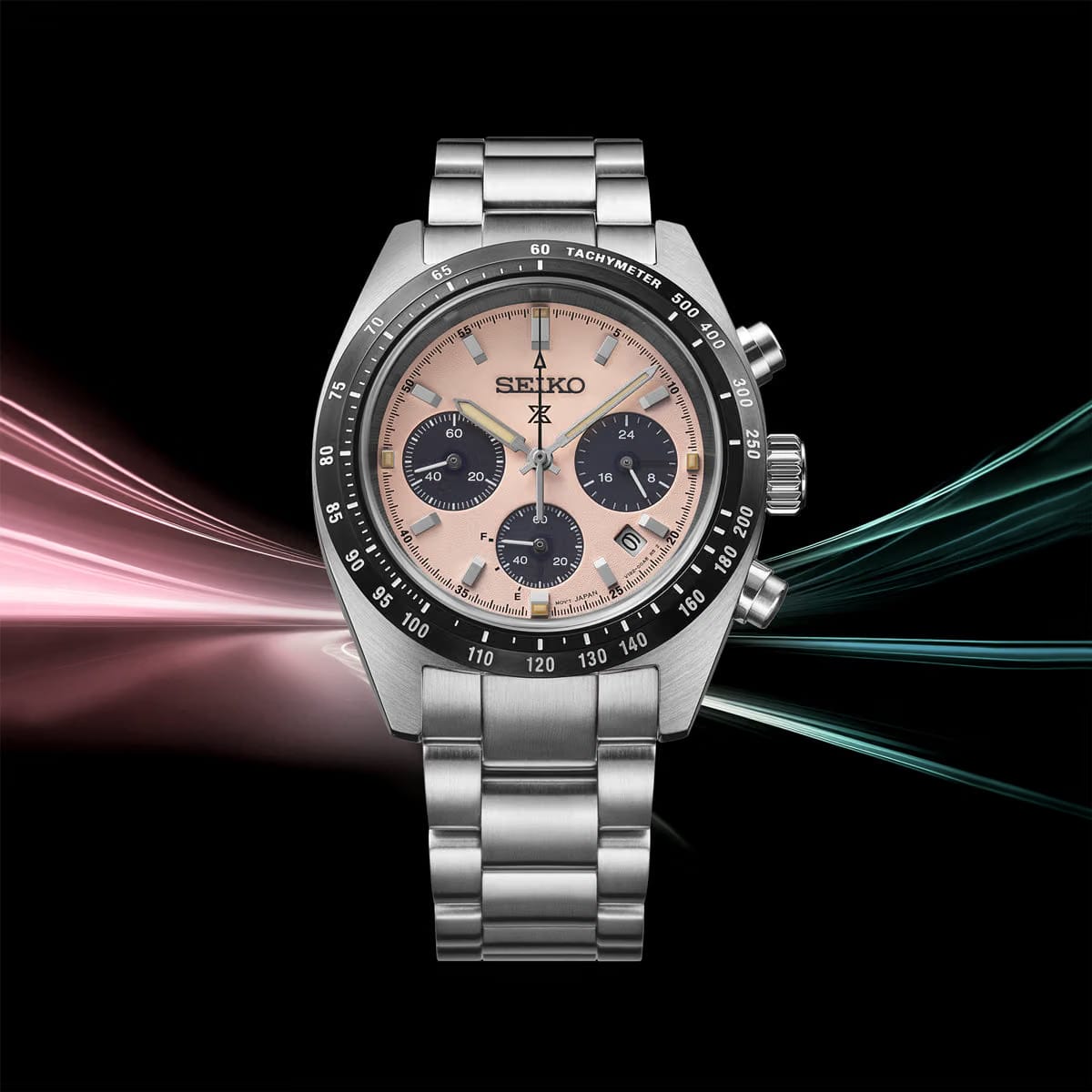 Seiko Prospex Speedtimer In Pale Pink - Pink - SSC963P1